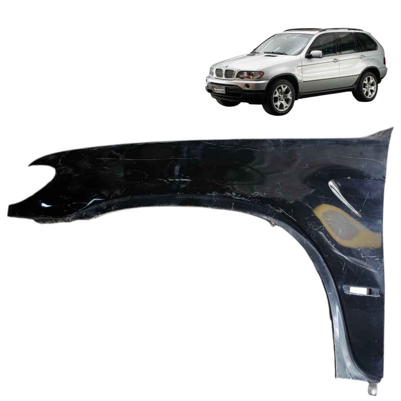 PARALAMA DIANTEIRO ESQUERDO BMW X5 E53 2000 2001 2002