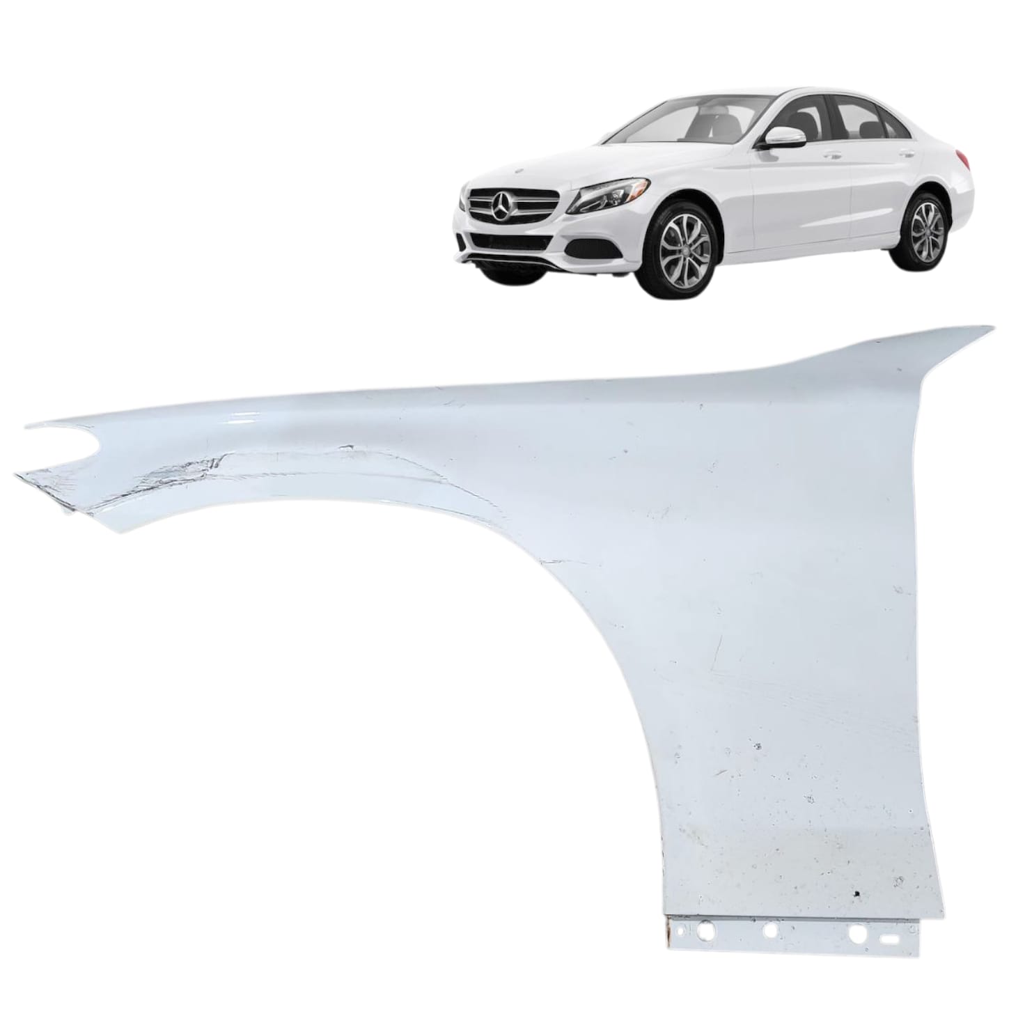 PARALAMA DIANT ESQ MERCEDES C180 C200 C250 W205 2014 2021