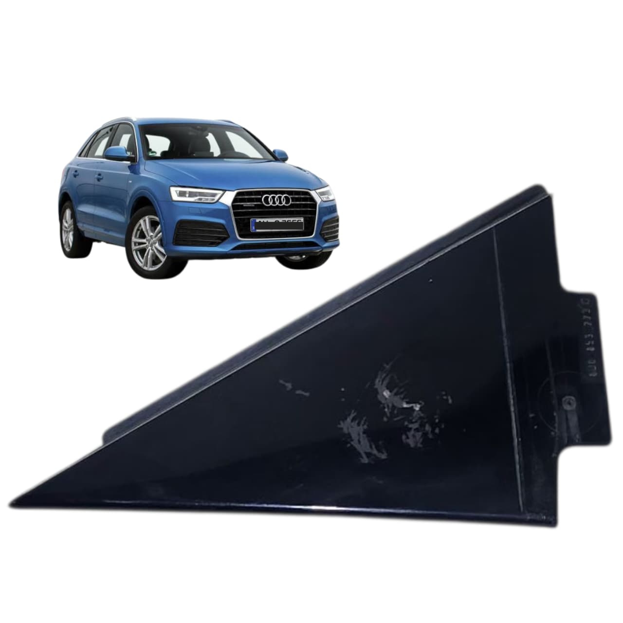 ACABAMENTO PORTA TRASEIRA ESQUERDA AUDI Q3 2013 2019 