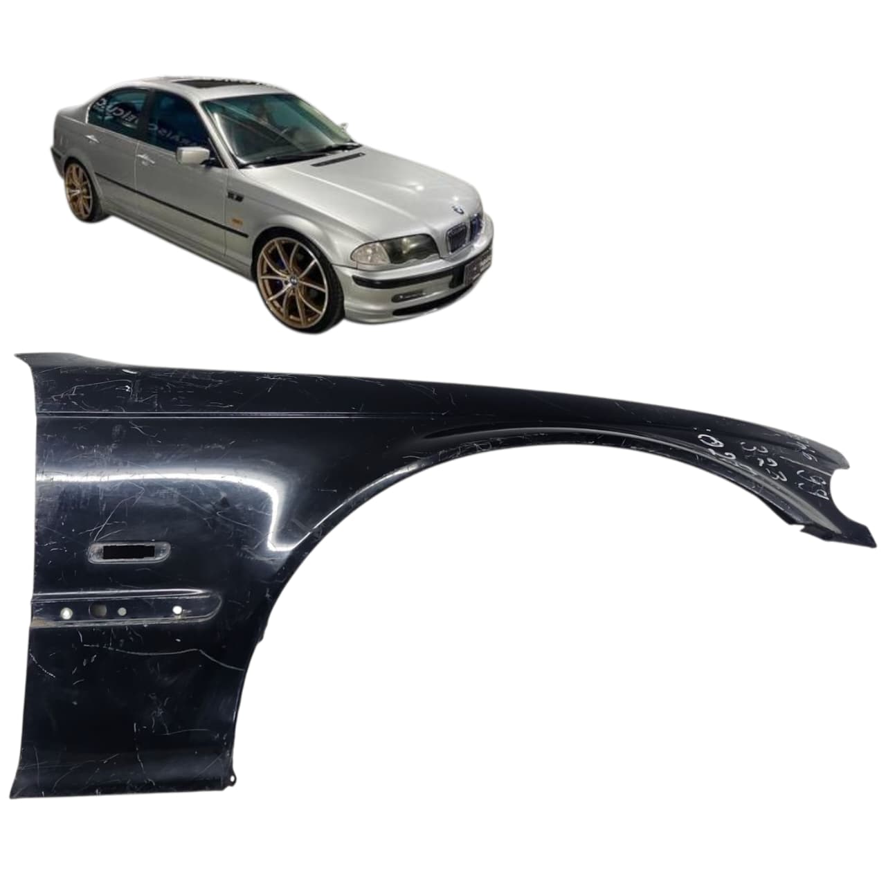Paralama Dianteiro Direito Bmw Serie 3 E46 1998 2001