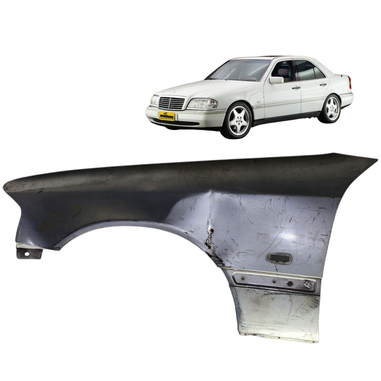 PARALAMA DIANTEIRO ESQ MERCEDES CLASSE C 1993 2000 