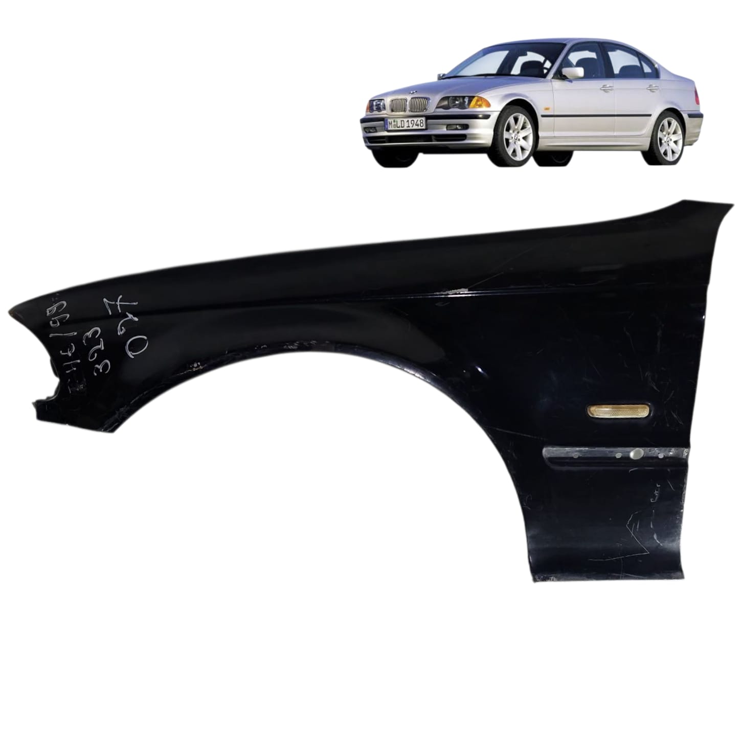 PARALAMA DIANTEIRO ESQUERDO BMW SÉRIE 3 E46 1998 2001