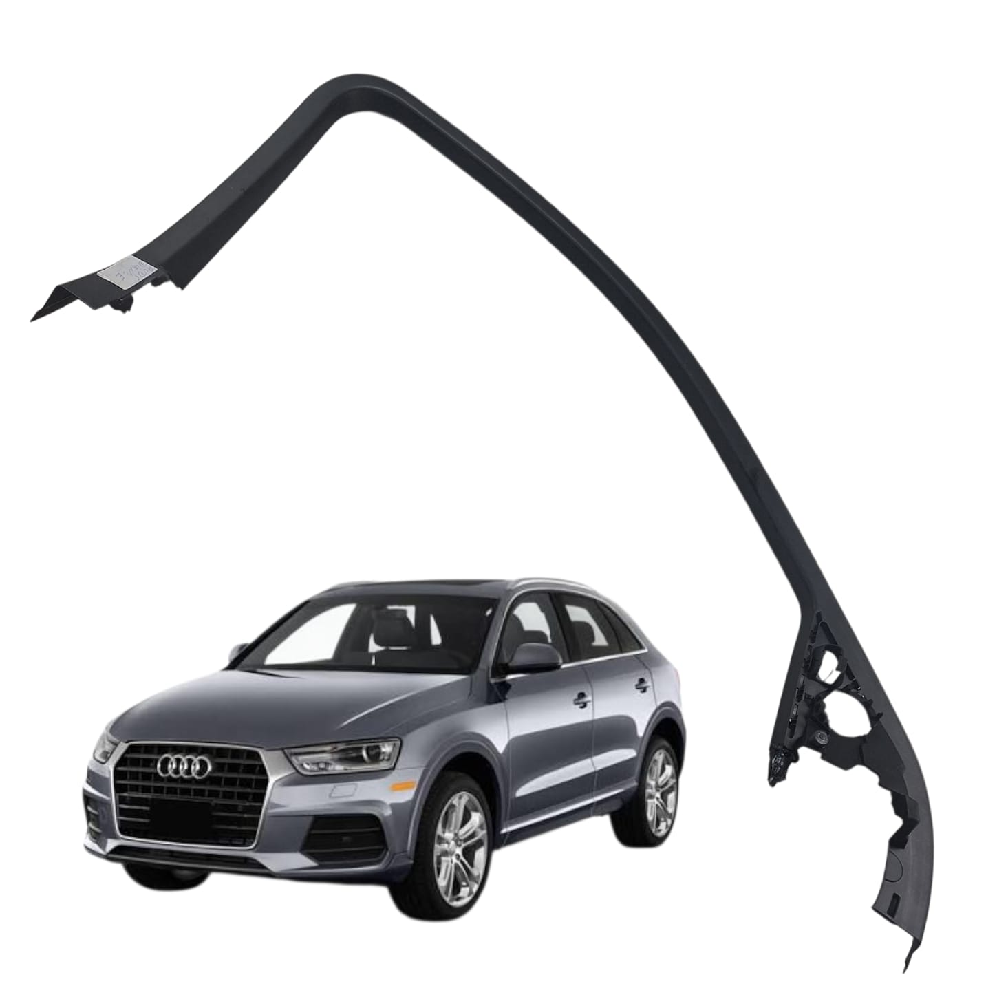 MOLDURA INTERNA PORTA DIANTERIA ESQ AUDI Q3 2013 2019 