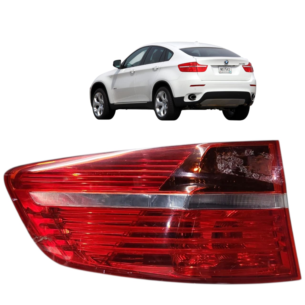 LANTERNA TRASEIRA ESQUERDA BMW X6 E71 2008 2014