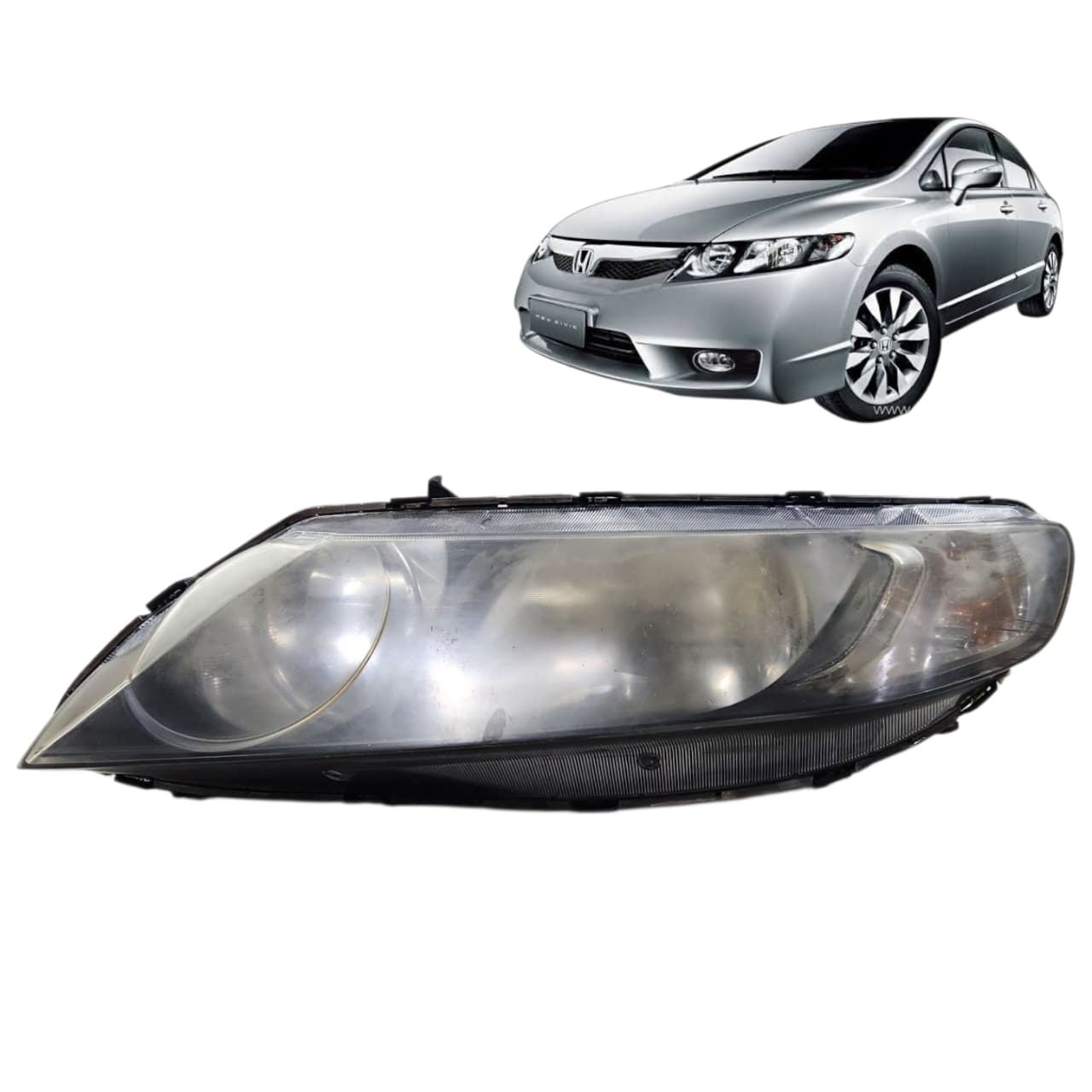 FAROL ESQUERDO CIVIC G8 2007 2011 