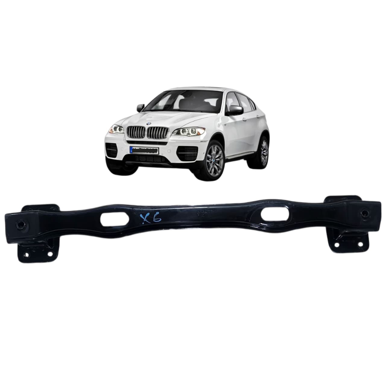 ALMA PARACHOQUE TRASEIRO BMW X6 E71 2008 2014 