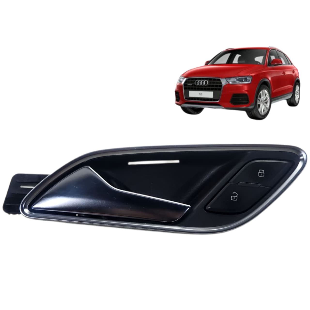 MAÇANETA PORTA INTERNA DIANT ESQ AUDI Q3 2013 2016 2019 