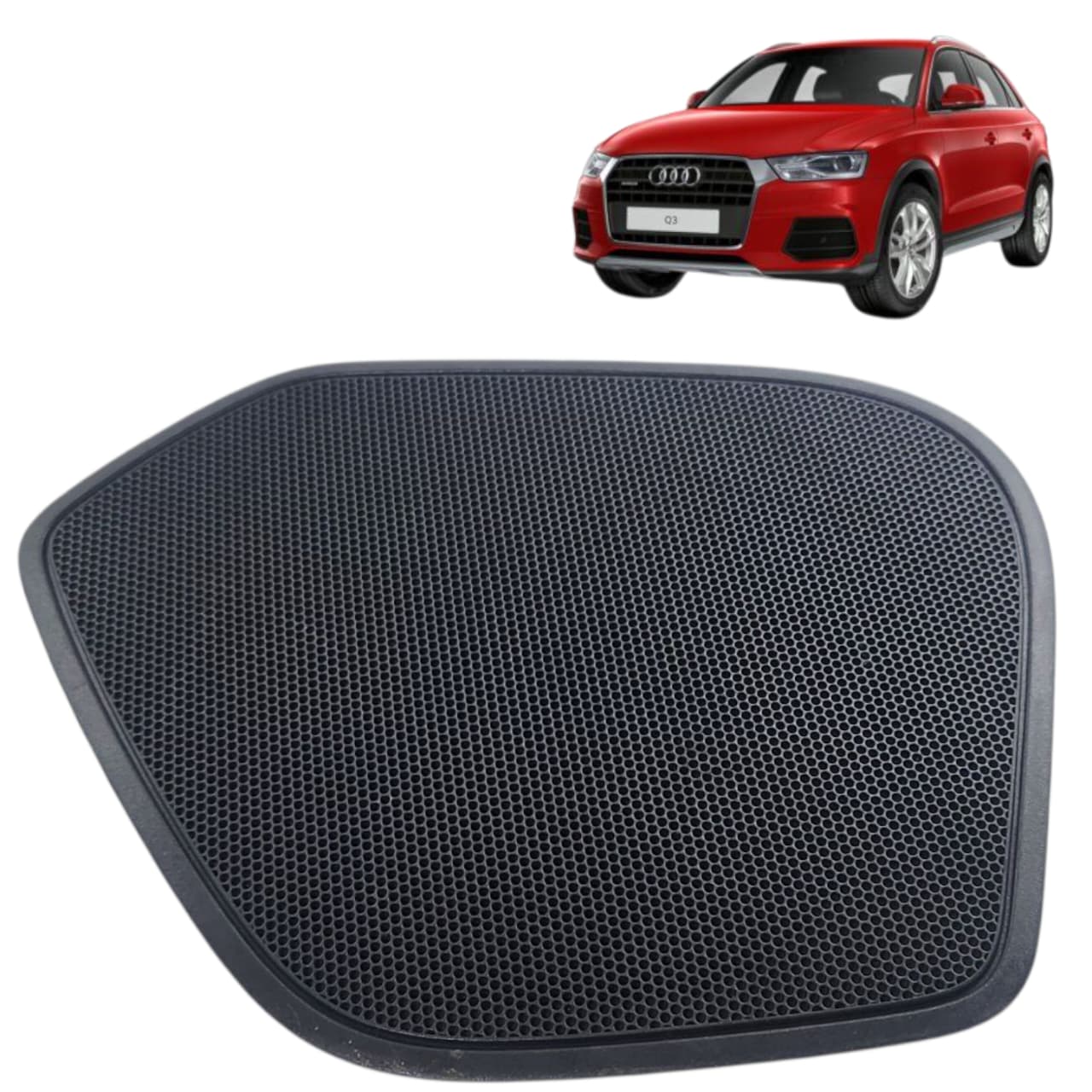 MOLDURA ALTO FALANTE PORTA TRAS DIR AUDI Q3 2013 2019