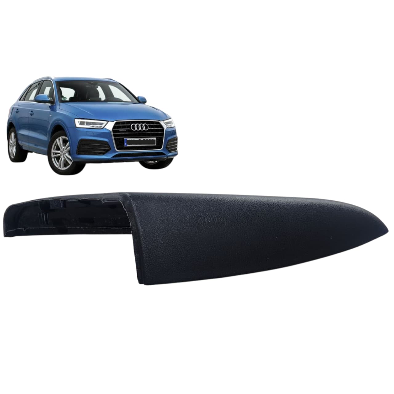 ACABAMENTO PUXADOR PORTA DIANT ESQ AUDI Q3 2013 2019 
