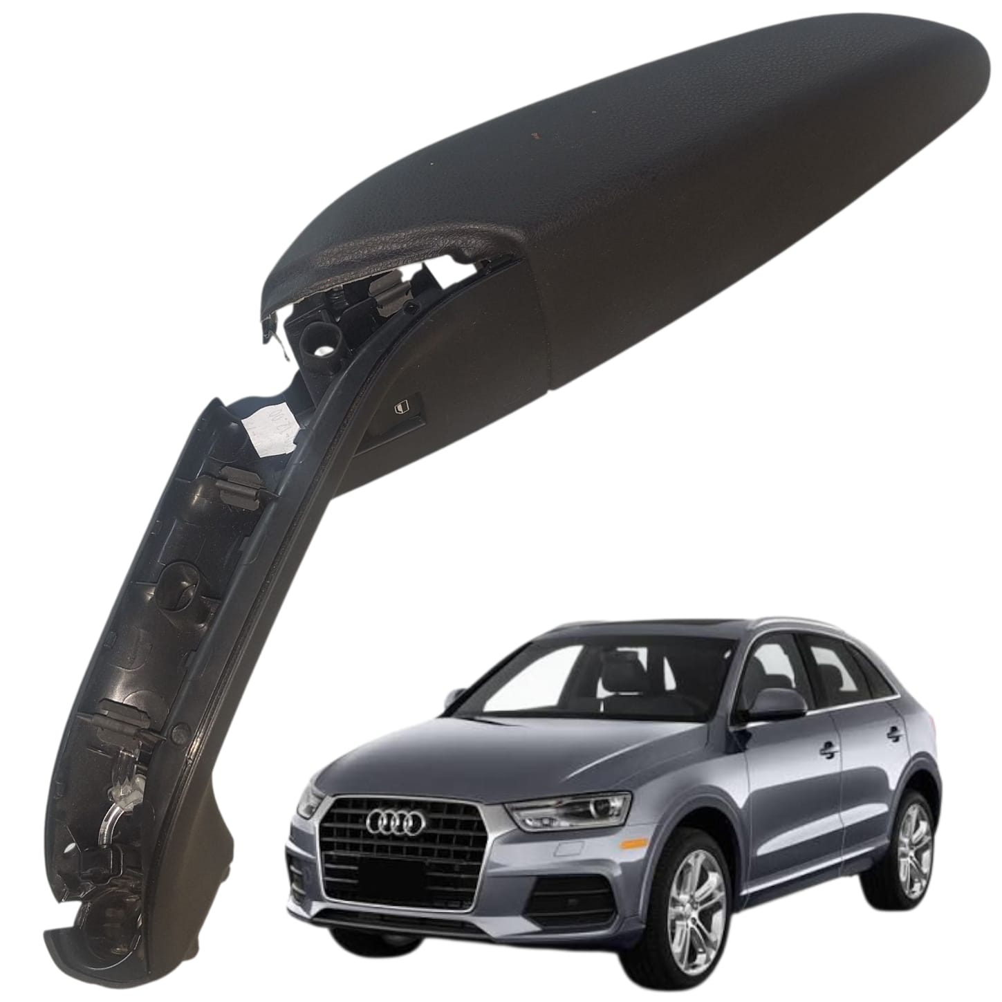 ACABAMENTO PUXADOR PORTA TRAS ESQ AUDI Q3 2013 2019 