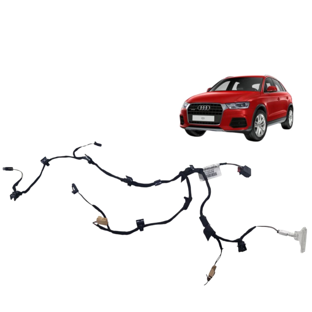 CHICOTE PORTA TRASEIRA DIREITA AUDI Q3 2013 2019 
