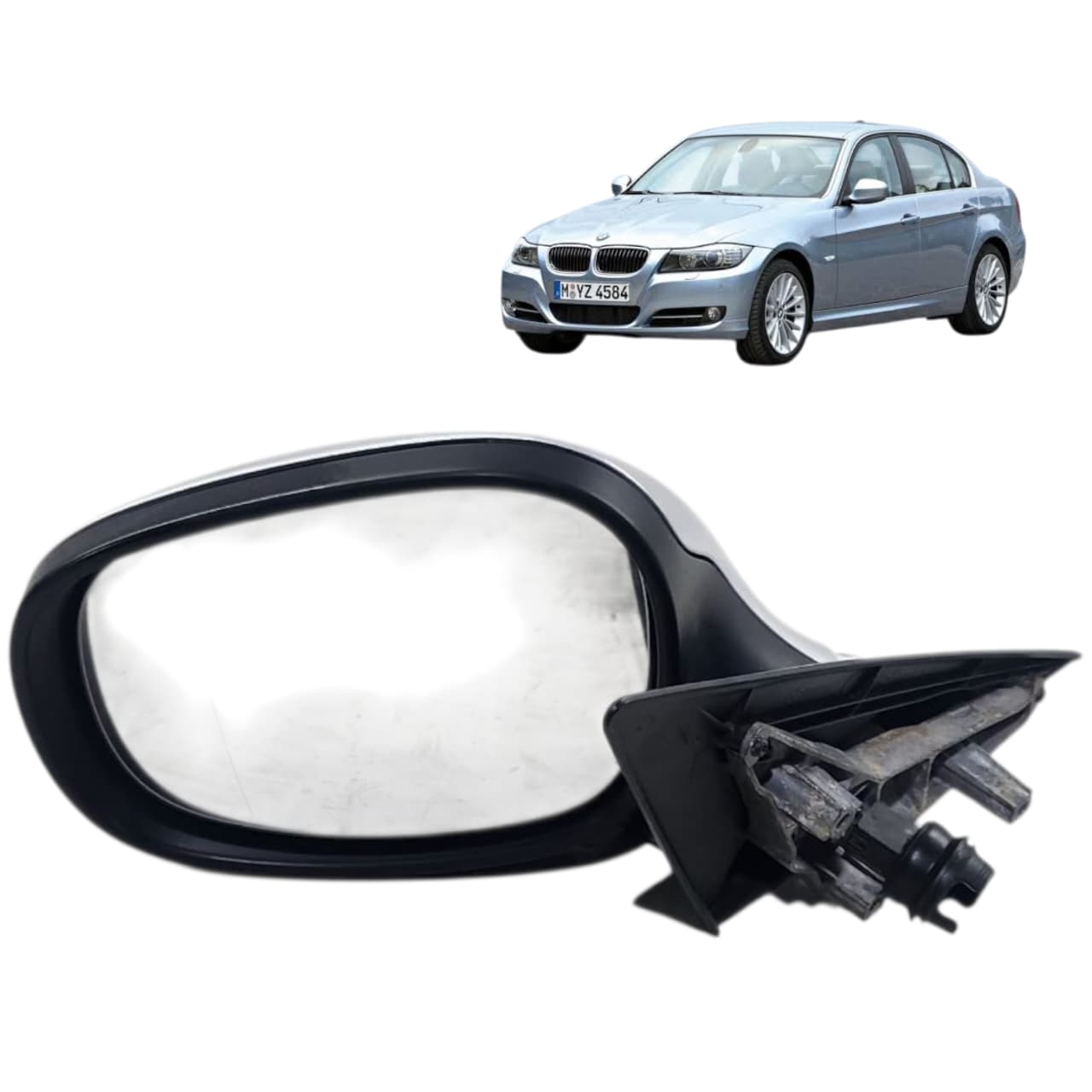 RETROVISOR ESQUERDO ELETRICO BMW E90 320I 325I 328I 2005 2012