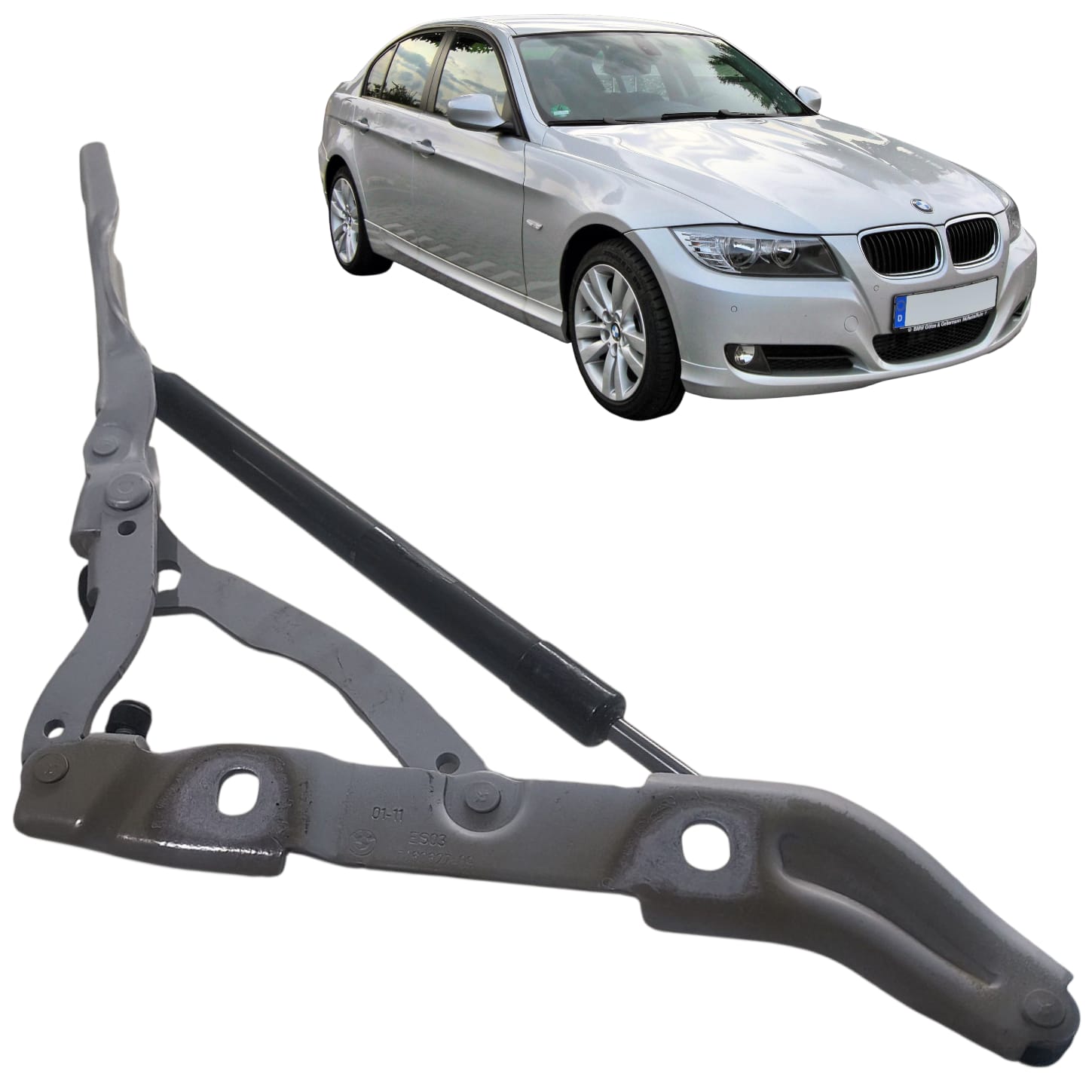 DOBRADIÇA TAMPA TRASEIRA   BMW E90 320I 2007 2012 