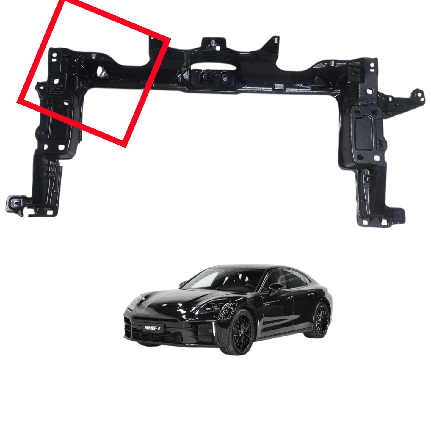 PAINEL FRONTAL RADIADOR PORSCHE PANAMERA 971 2017 2025