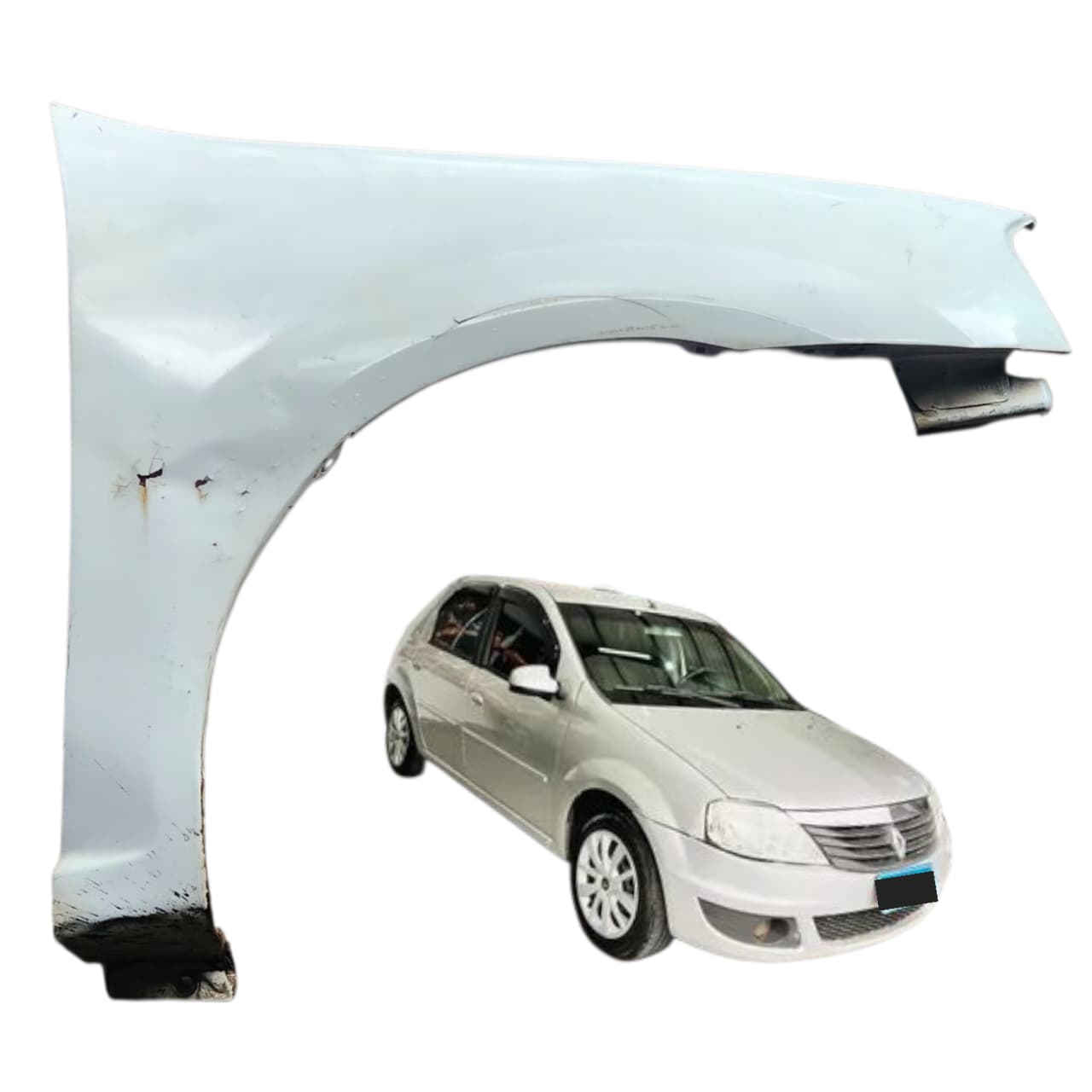 PARALAMA DIANTEIRO DIREITO RENAULT LOGAN 2010 2013 