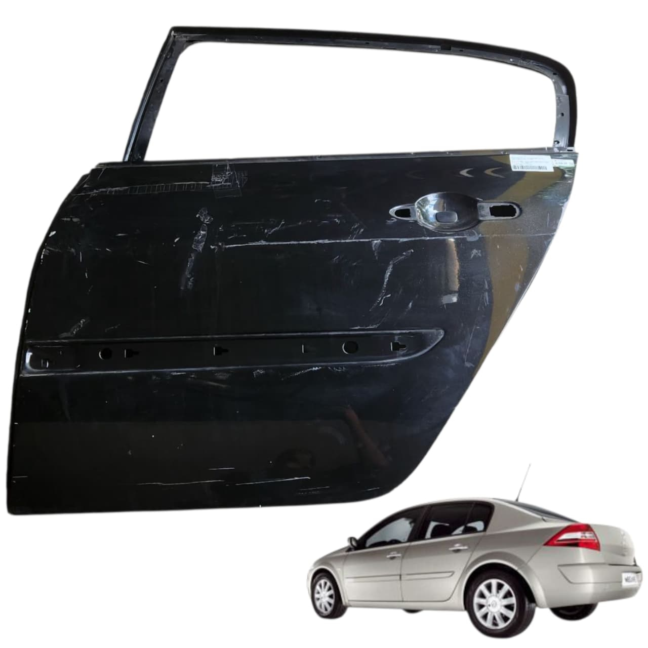 PORTA TRASEIRA ESQUERDA MEGANE SEDAN 2006 2011