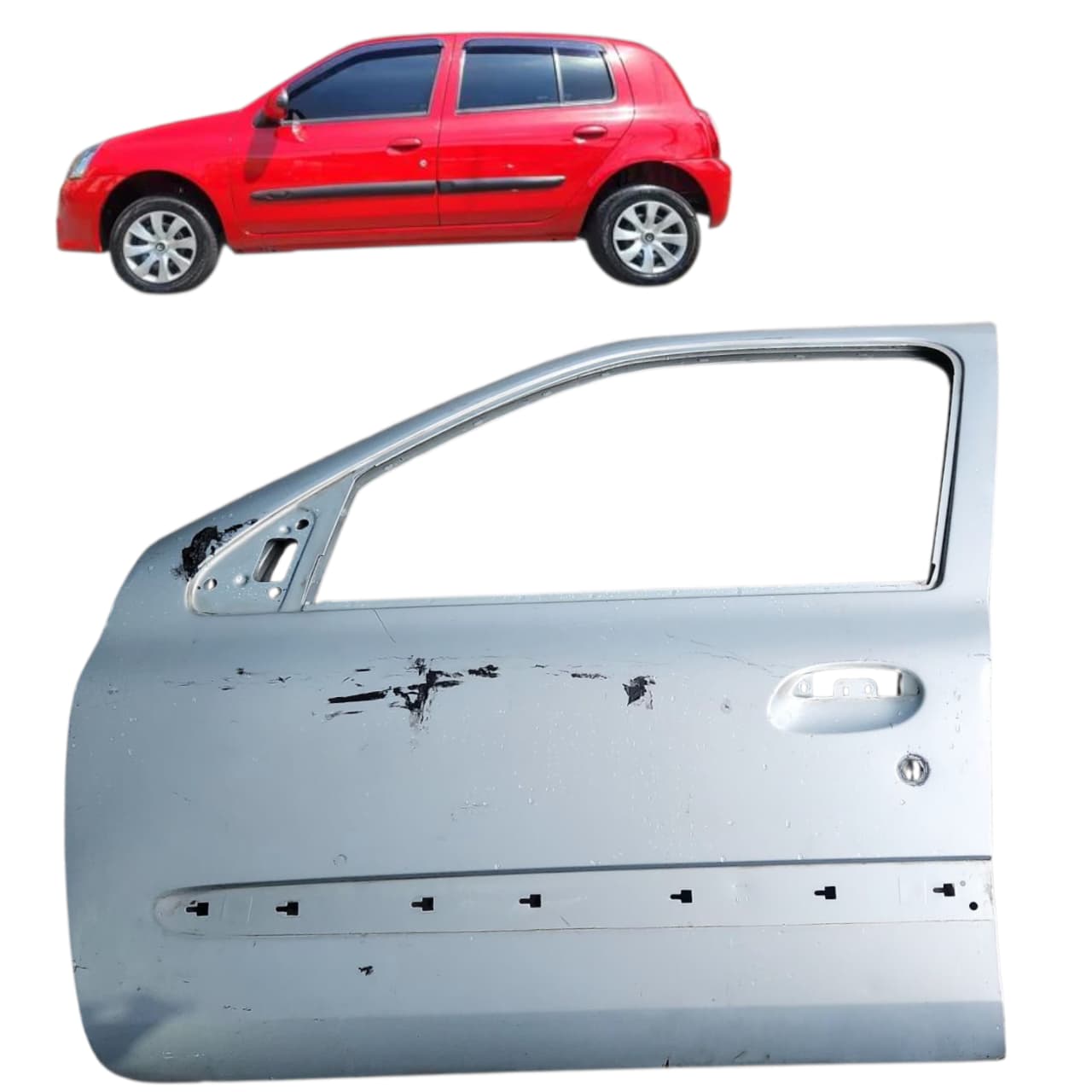 Porta Dianteira Esquerda Renault Clio 2004 2012