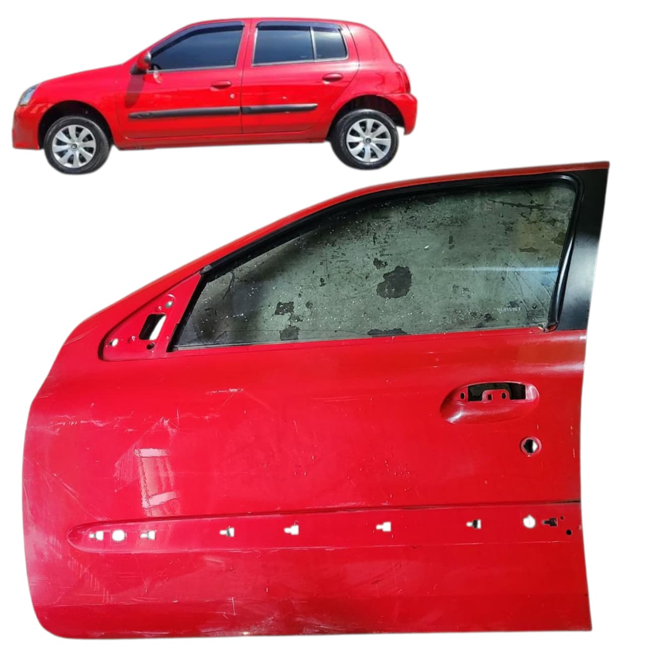 Porta Dianteira Esquerda Renault Clio 2004 2012