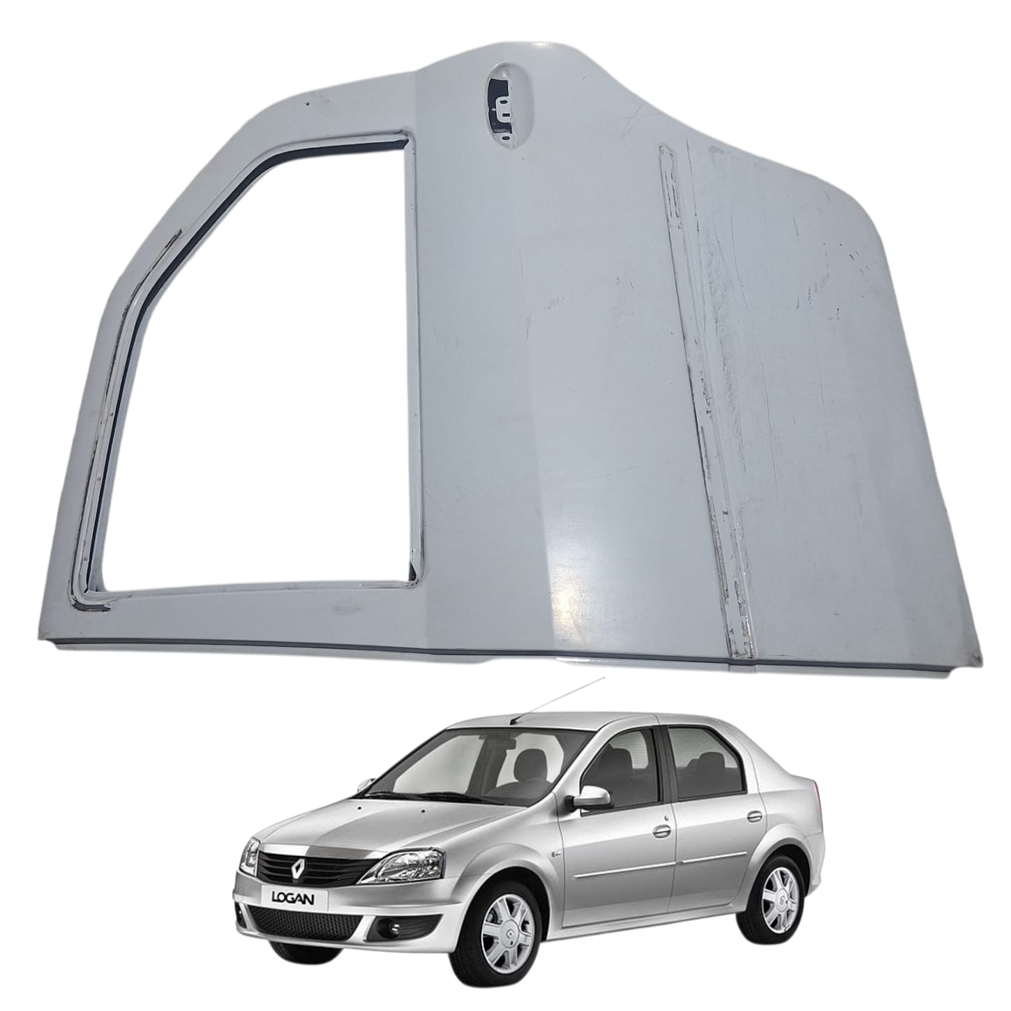 PORTA TRASEIRA ESQUERDA RENAULT LOGAN 2008 2012