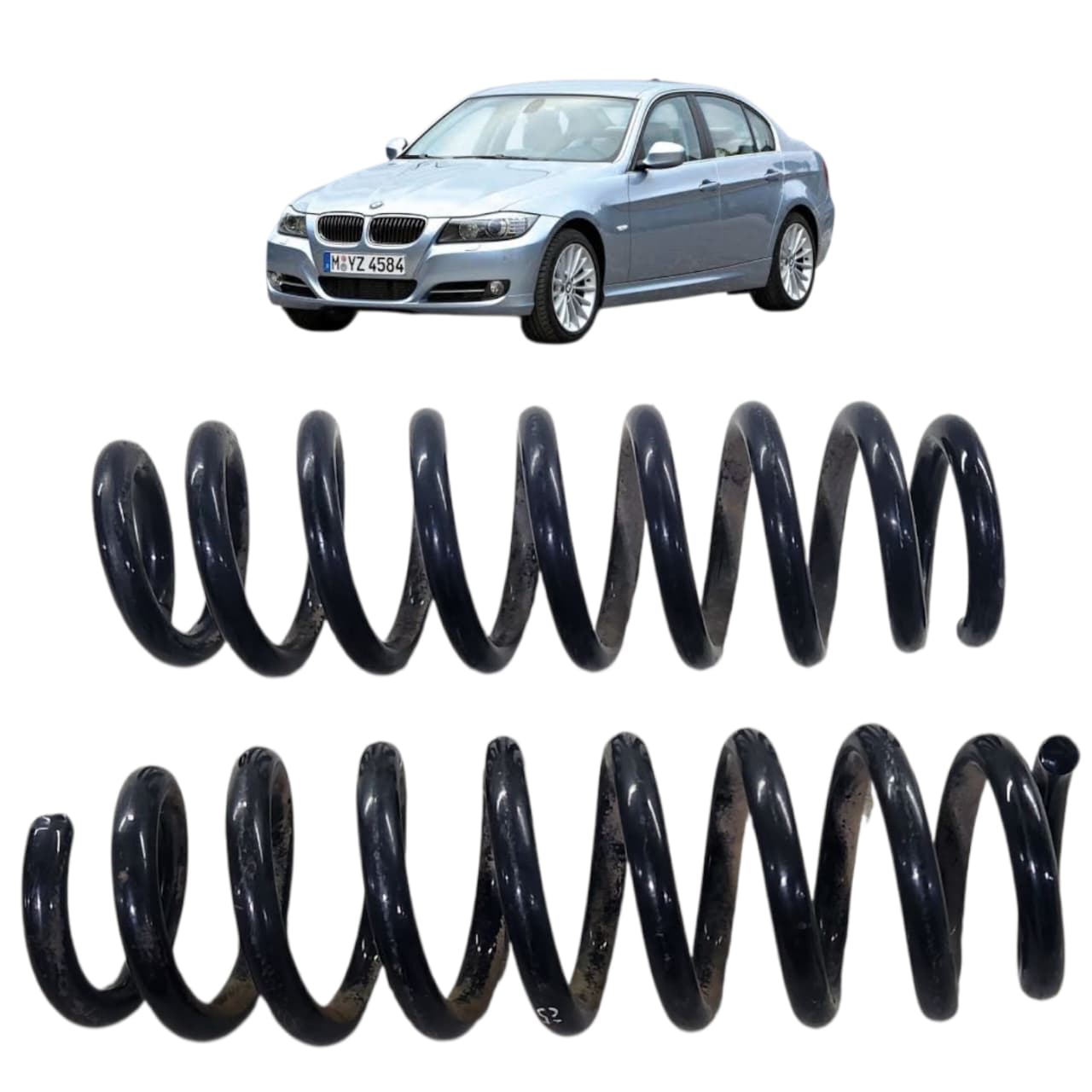 Par Mola Amortecedor Traseiro Bmw E90 325I 320I 2007 2012 