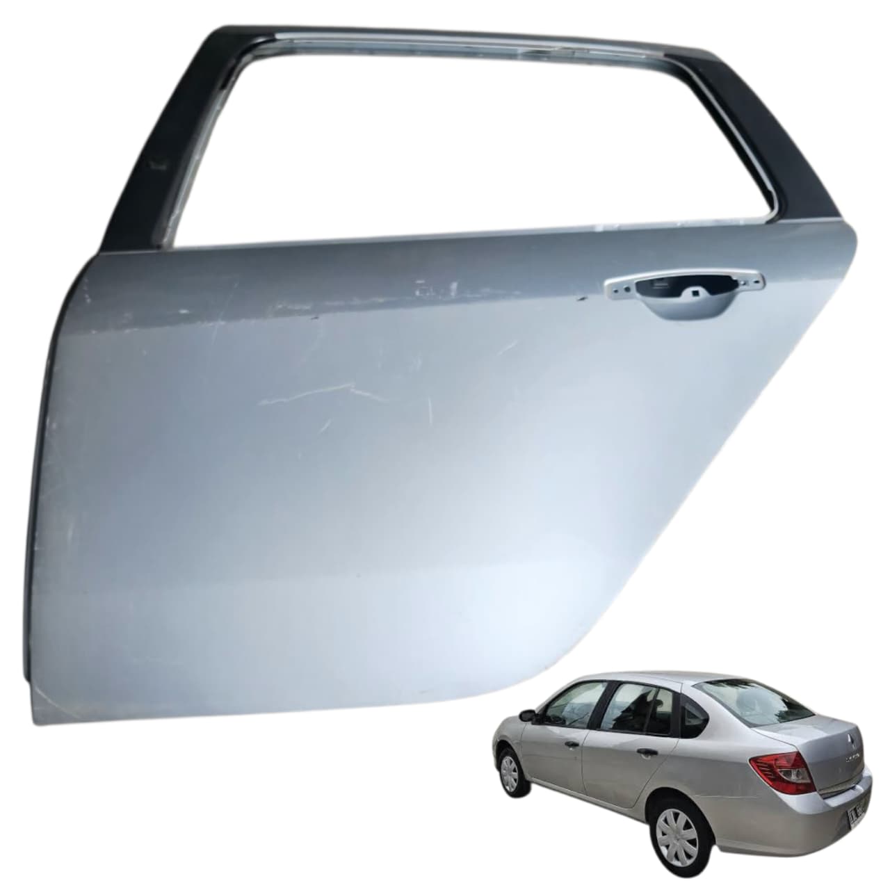 Porta Traseira Esquerda Renault SymboL 2009 2013