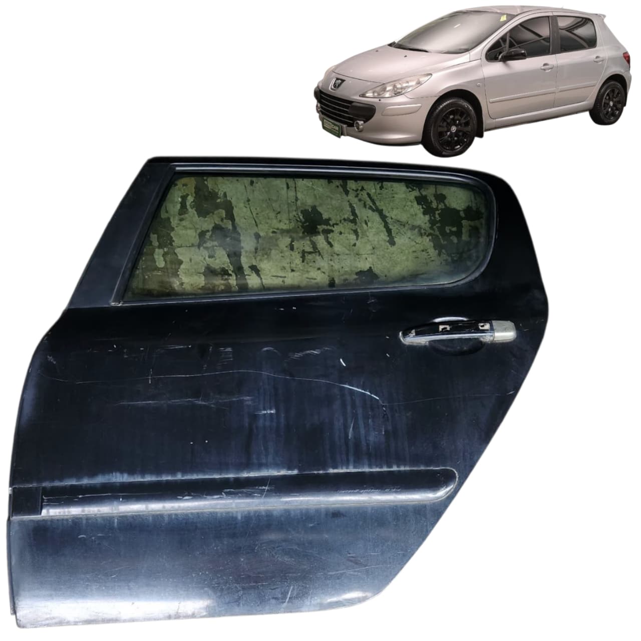 Porta Traseira Esquerda Peugeot 307 2002 2011