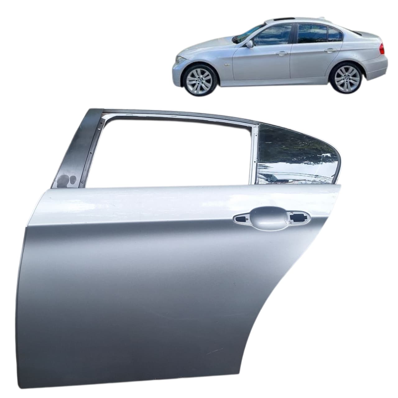 Porta traseira Esquerda Bmw E90 325I 320I 2007 2012