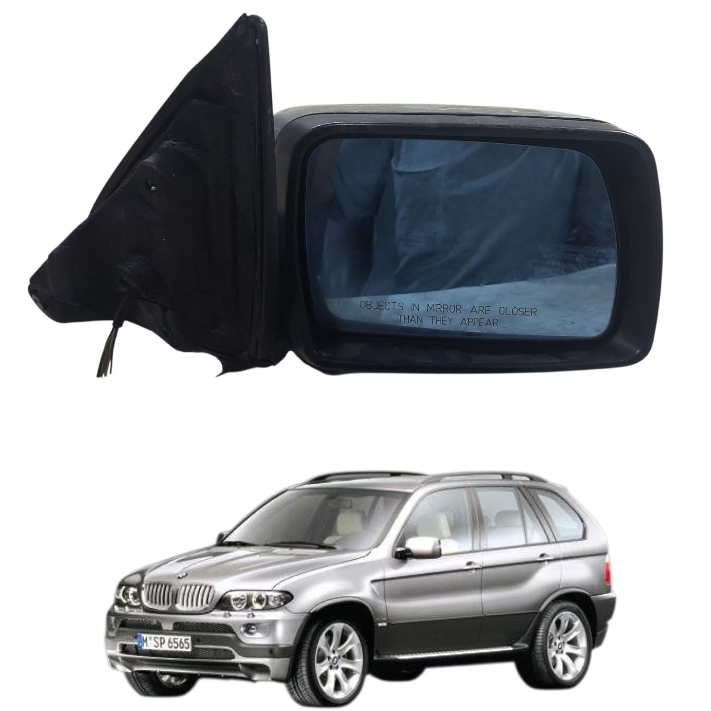 RETROVISOR ELETRICO ESQUERDO BMW X5 E53 2000 2006