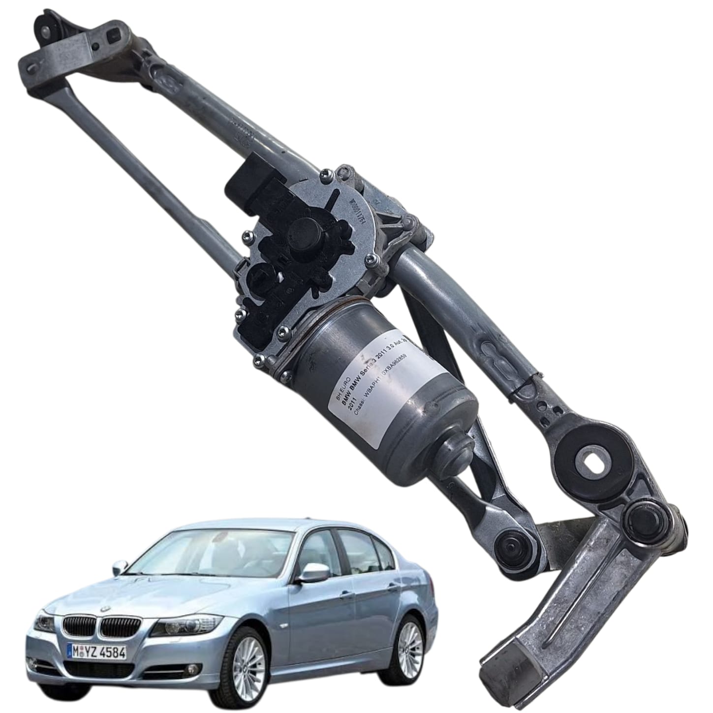 MOTOR LIMPADOR PARABRISA DIANTEIRO BMW SERIE 3 E90 E91 X1 