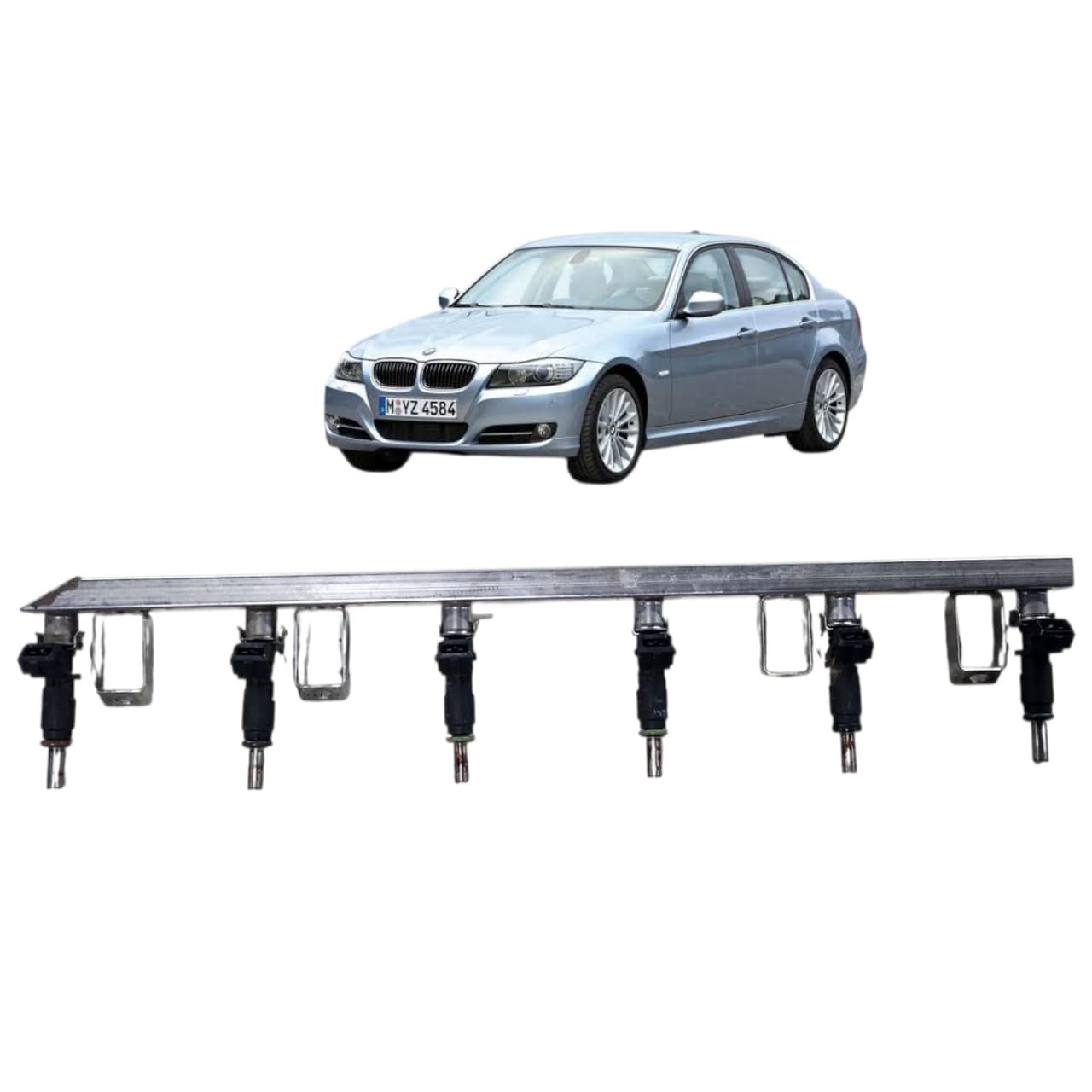 FLAUTA BICO INJETOR BMW X1 X3 X5 E70 325I 128I N52 N53 