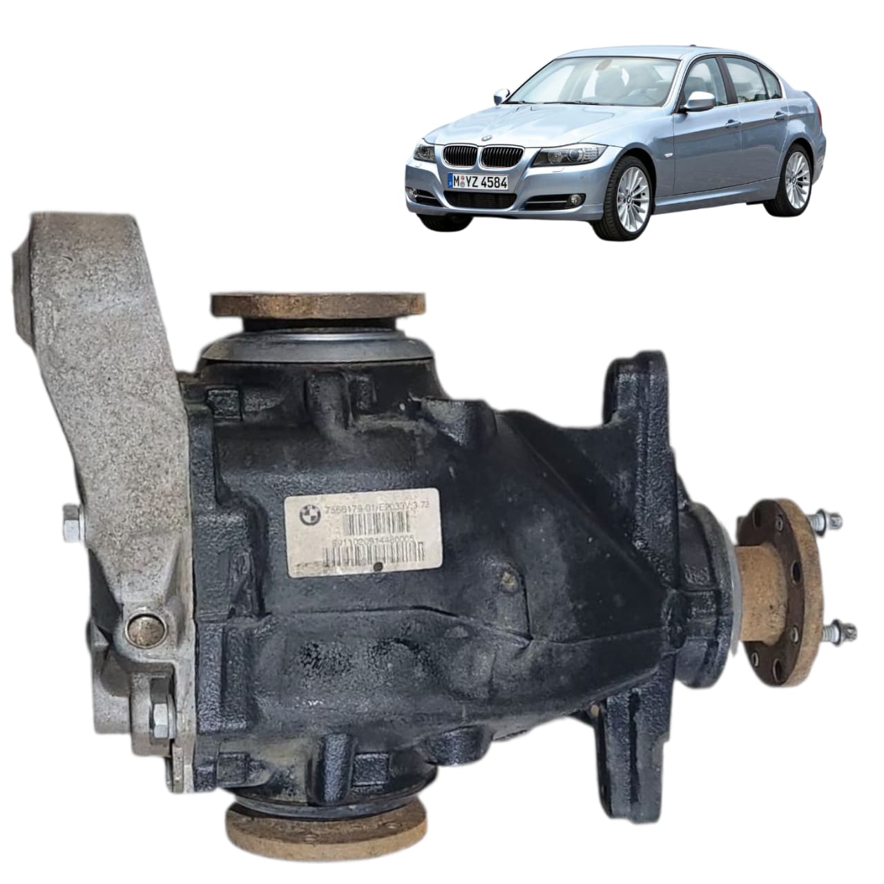 DIFERENCIAL TRASEIRO BMW E90 325I 328I 3.73 2007 2012