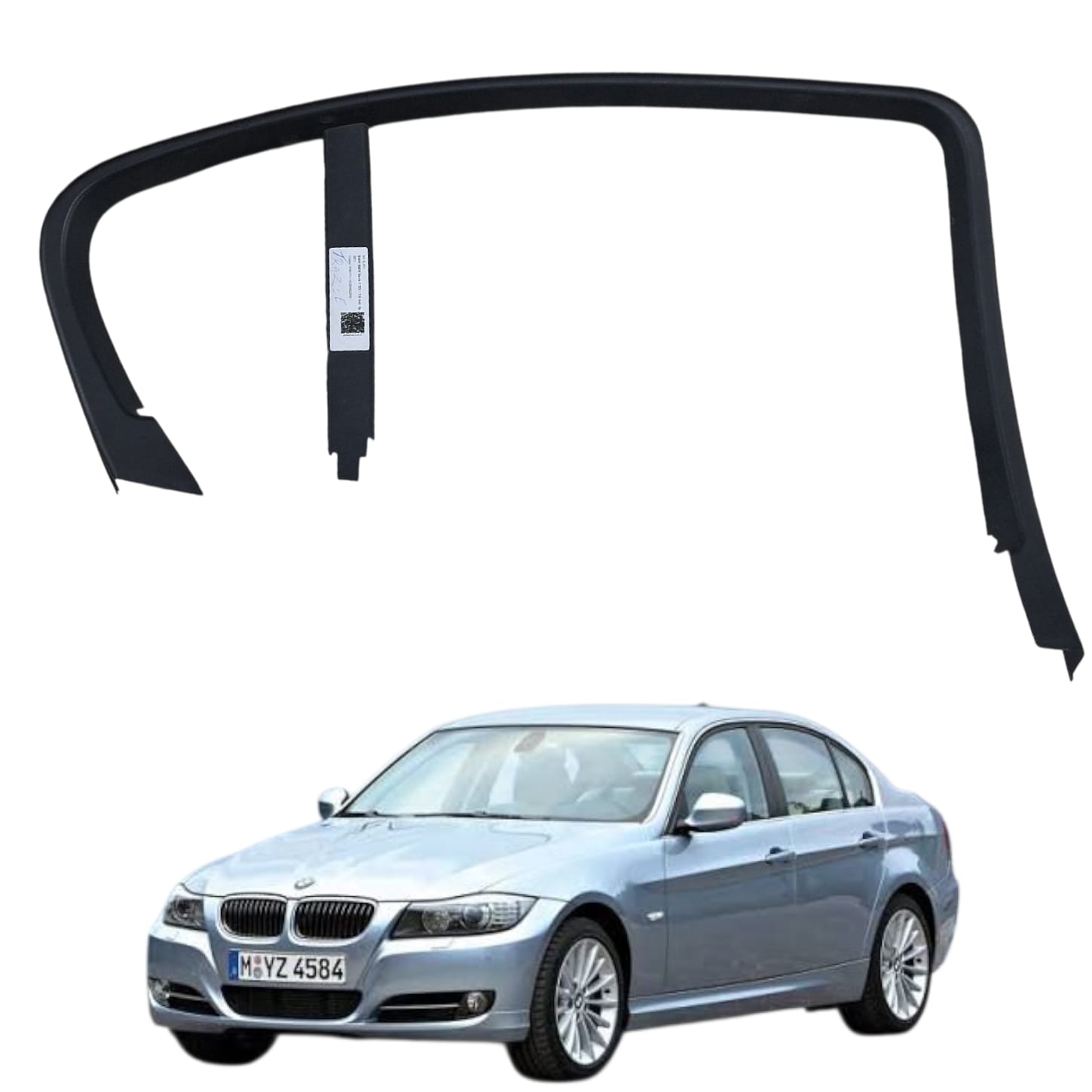 MOLDURA JANELA PORTA TRAS ESQ BMW SERIE 3 E90 2007 2012
