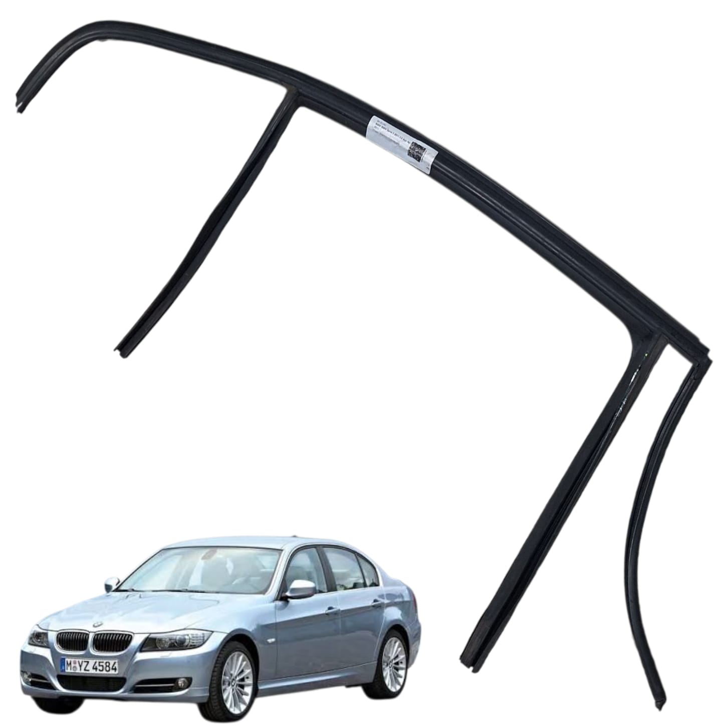 MOLDURA JANELA PORTA TRAS DIR BMW SERIE 3 E90 2007 2012