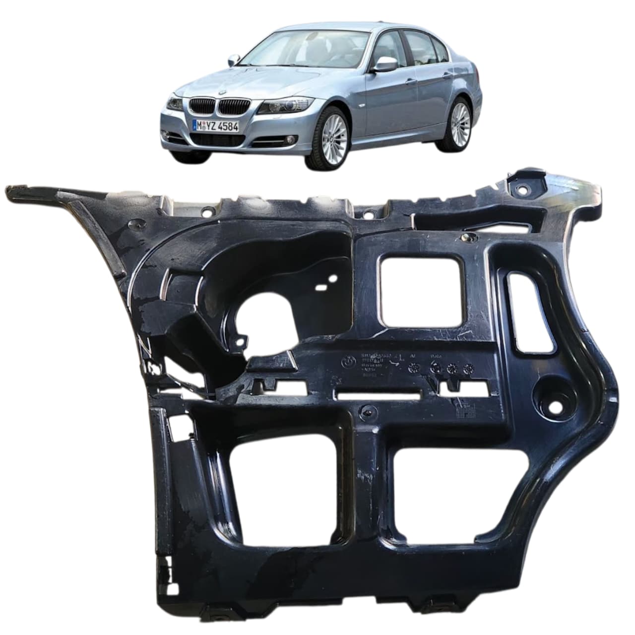 SUPORTE GUIA PARACHOQUE TRAS ESQ BMW SERIE 3 E90 2007 2012