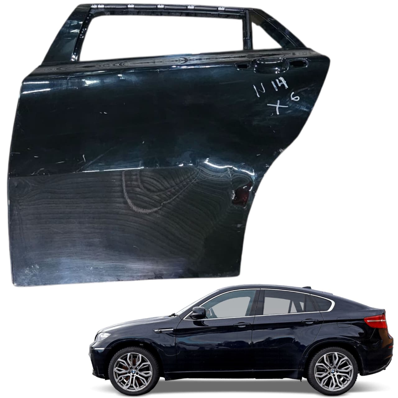 PORTA TRASEIRA ESQUERDA BMW X6 E71 2008 2014 
