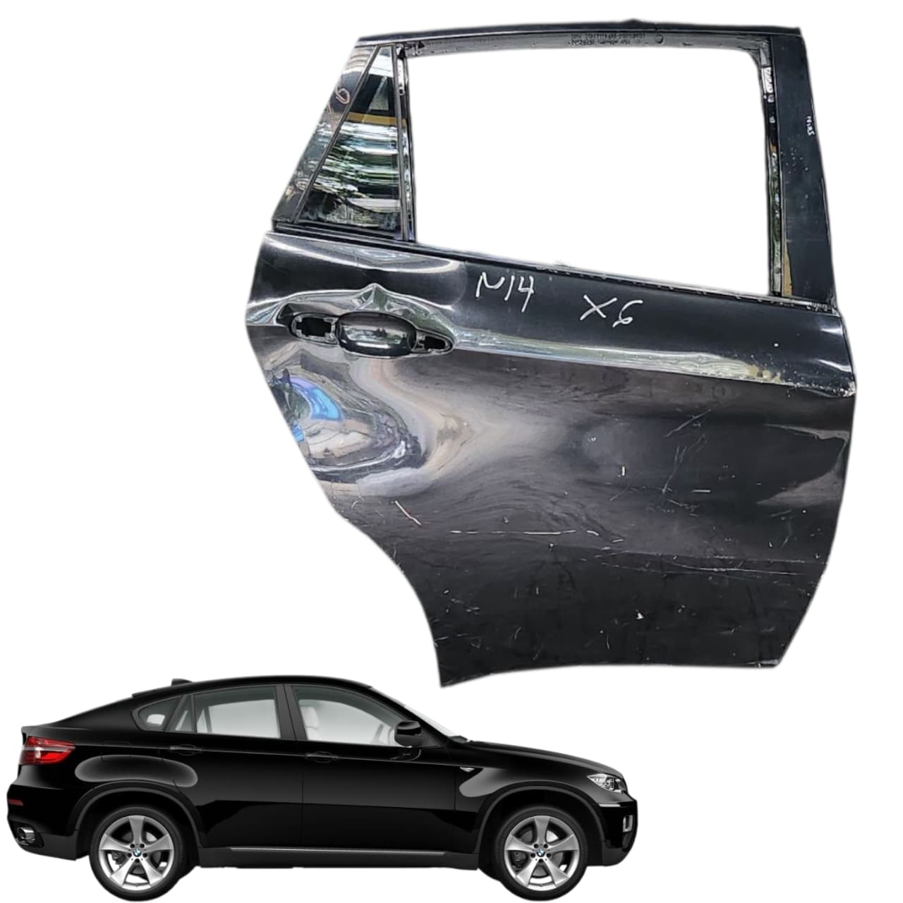PORTA TRASEIRA DIREITA BMW X6 E71 2008 2014