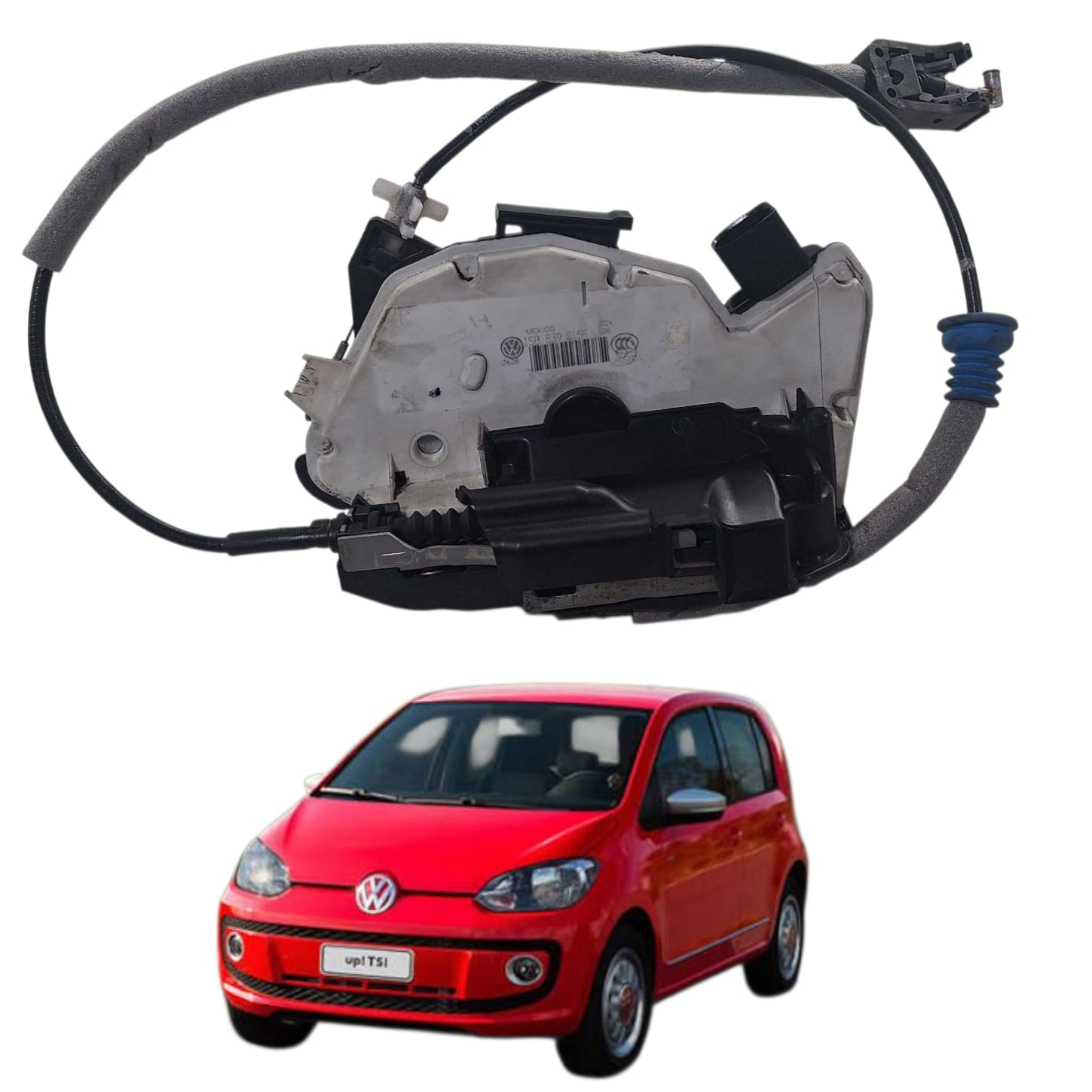 FECHADURA PORTA TRASEIRA ESQ VOLKSWAGEN UP AMAROK 2014 2021