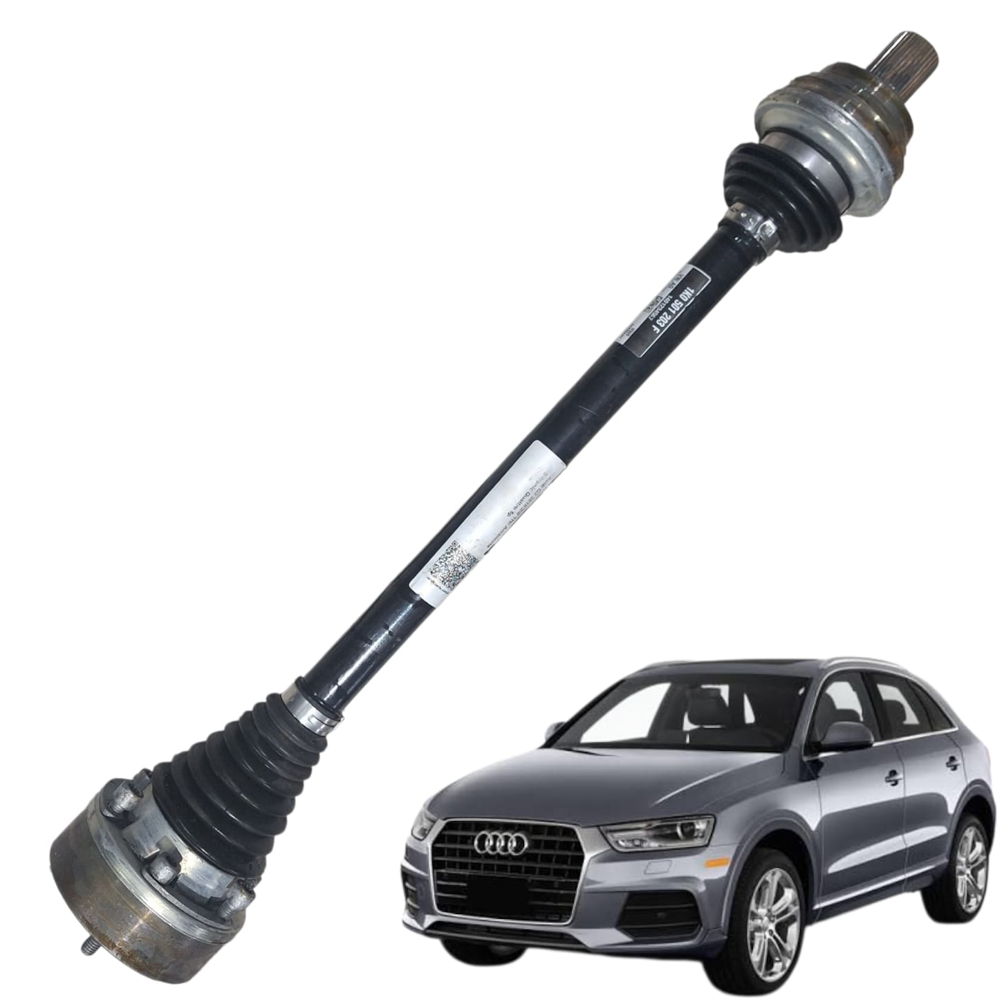 SEMI EIXO TRAS ESQ AUDI Q3 A3 TIGUAN 2010 2018