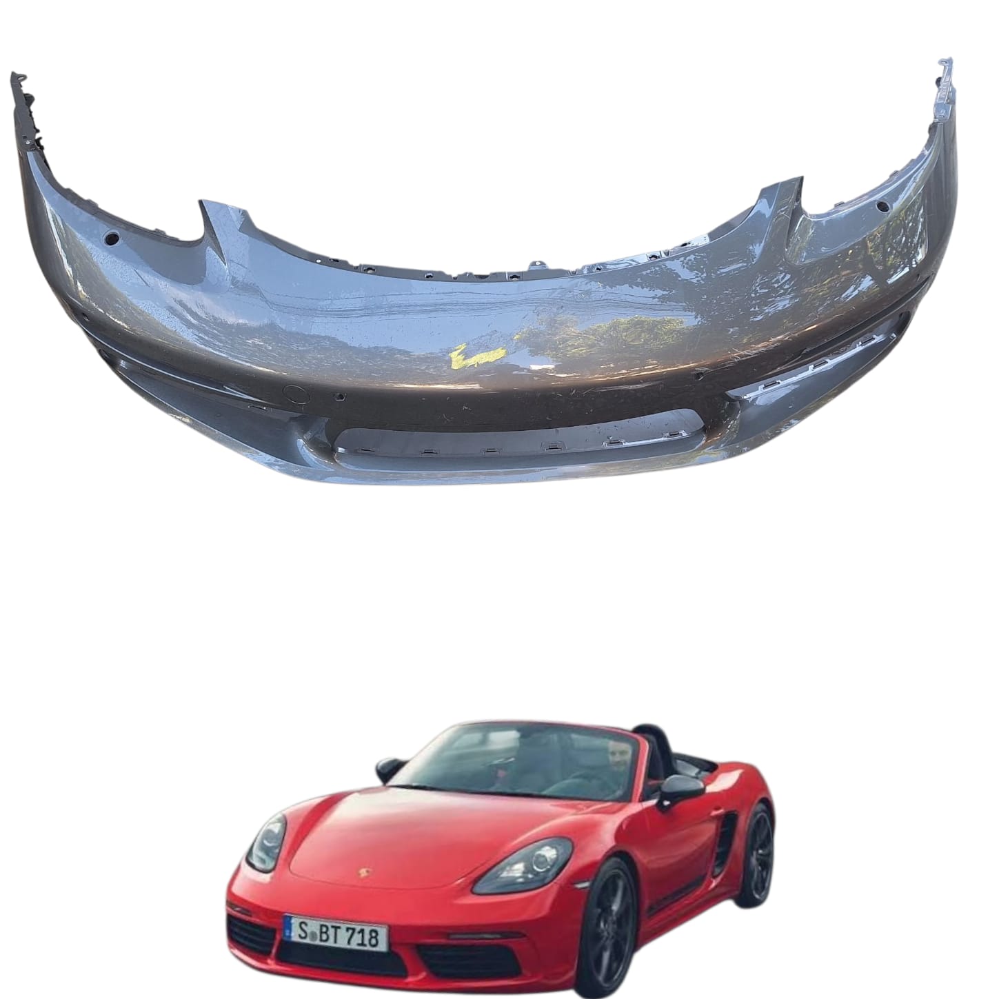 Parachoque Dianteiro Porsche 718 Boxster Cayman 2017 2021