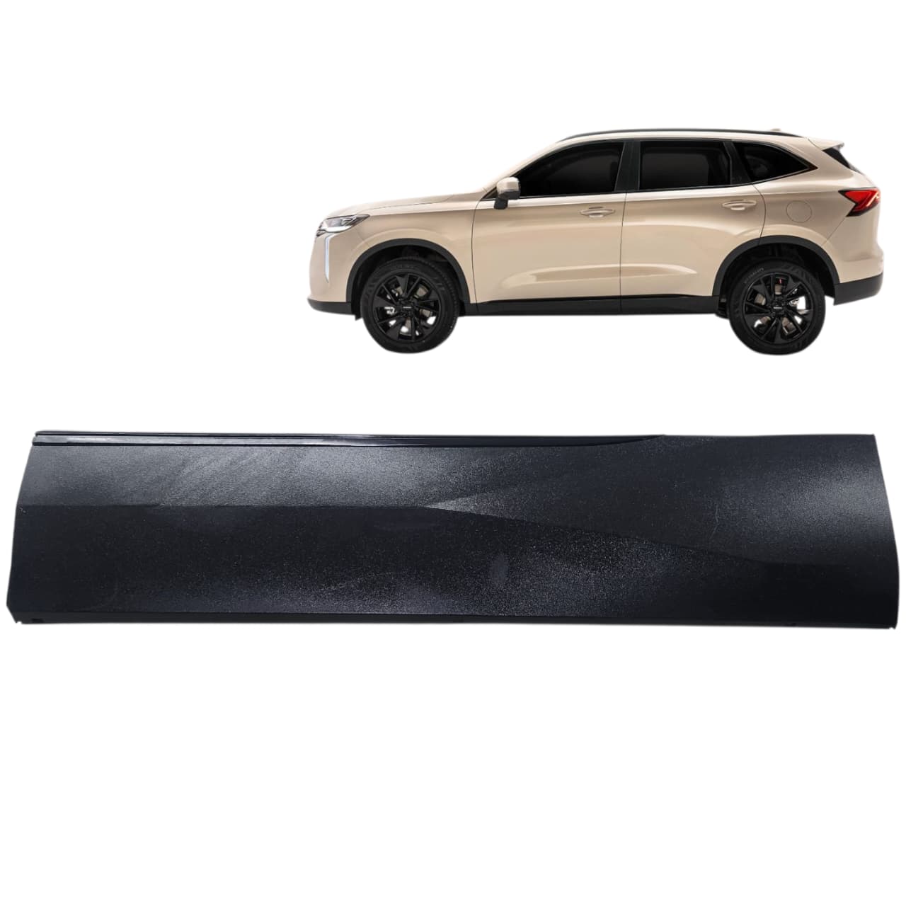 MOLDURA PORTA TRASEIRA ESQUERDA GMW HAVAL H6 2023 2025 