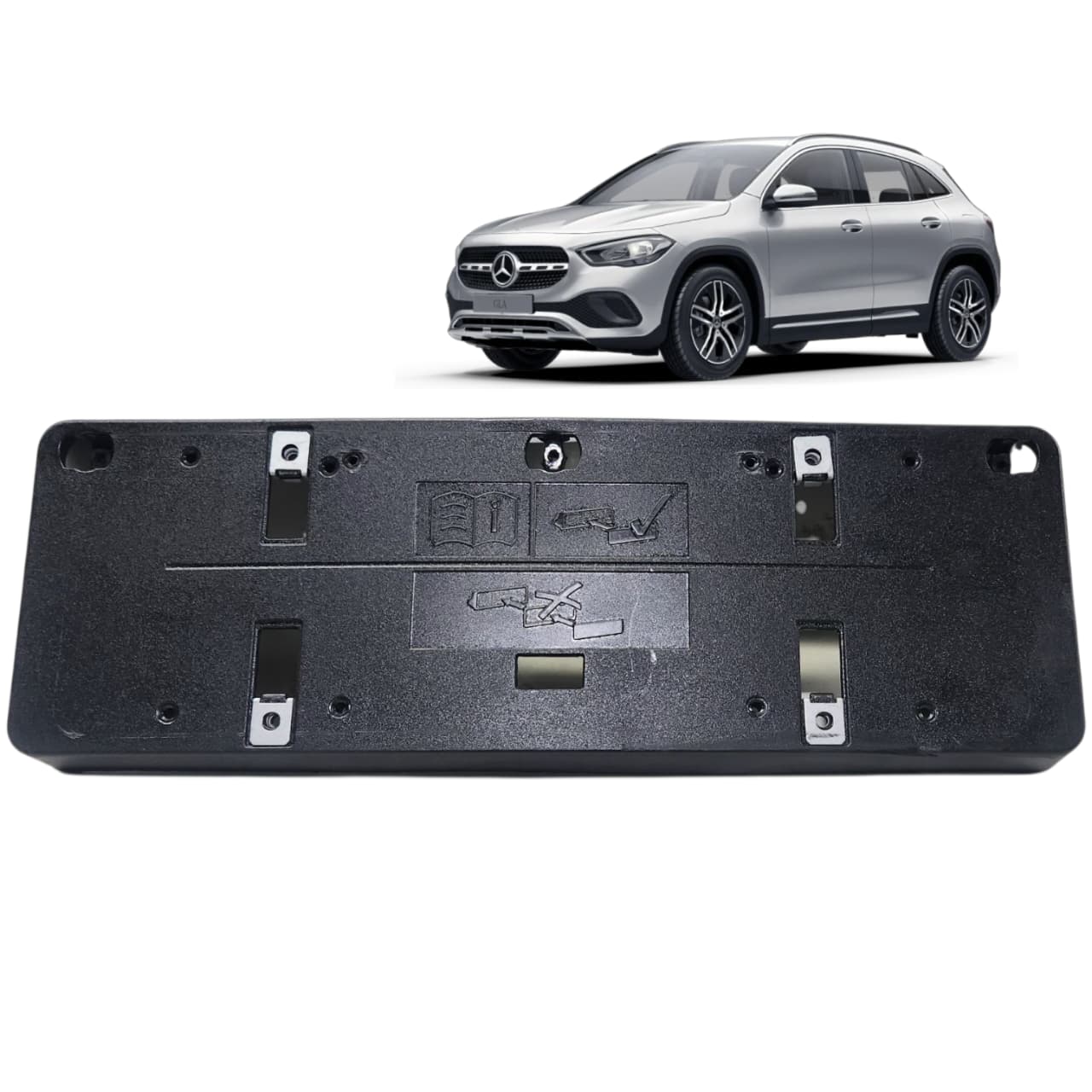 SUPORTE PLACA DIANTEIRO MERCEDES GLA 250 GLA 200 2020 2026