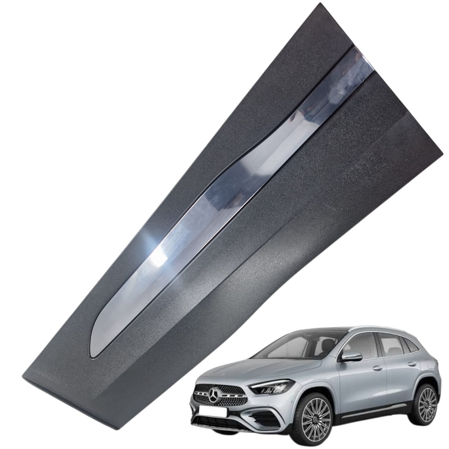 MOLDURA PORTA TRAS DIR MERCEDES GLA 200 250 2019 2026