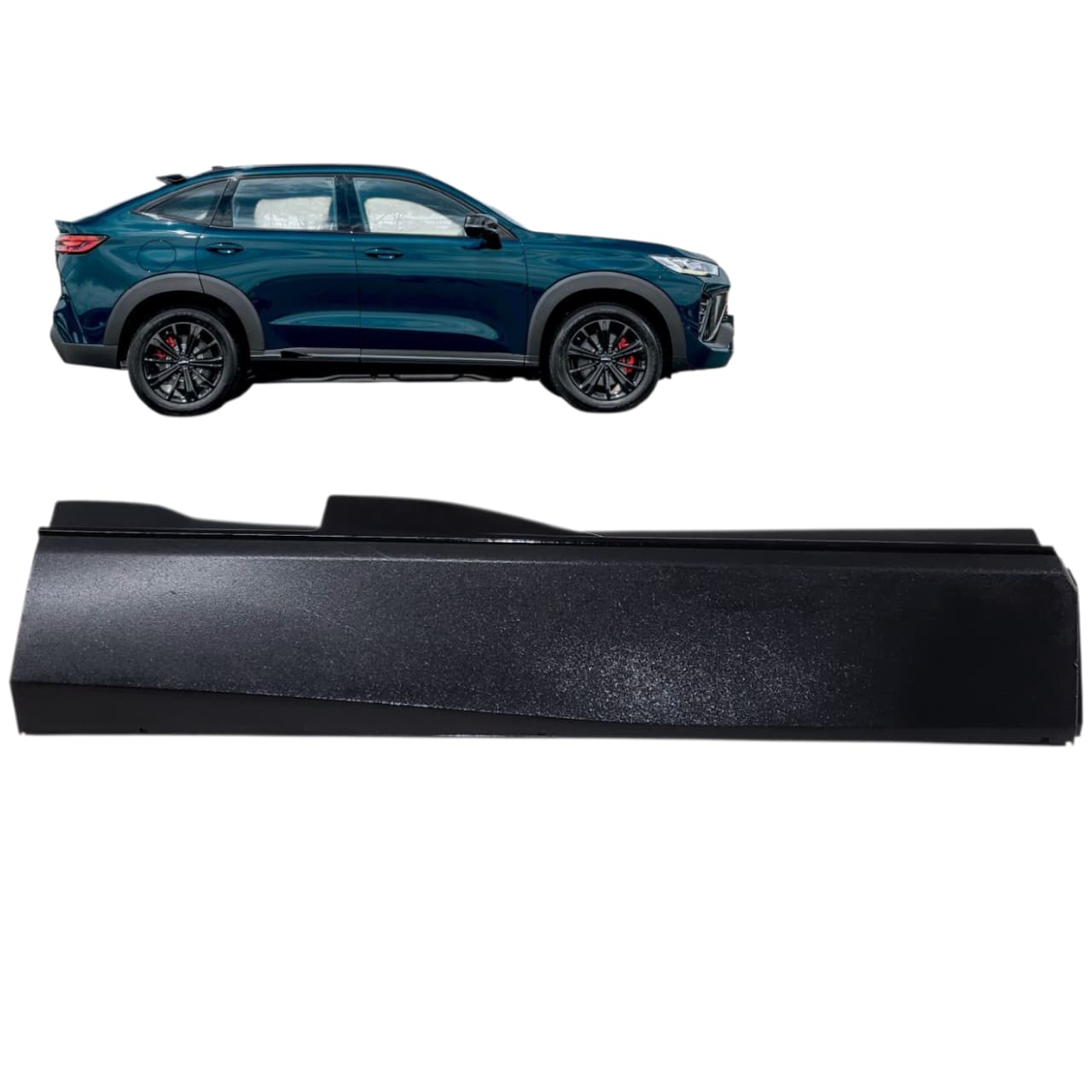 MOLDURA APLIQUE PORTA TRAS DIR GWM HAVAL H6 GT 2023 2026