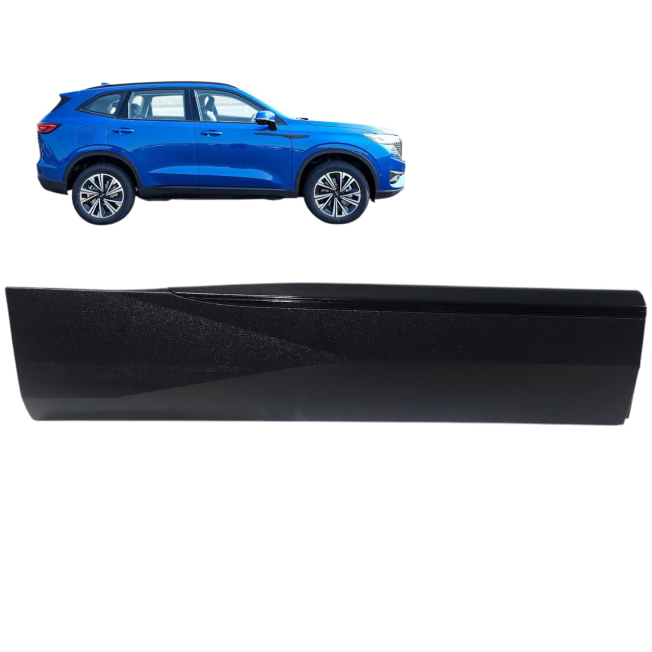 MOLDURA APLIQUE PORTA TRAS DIR GWM HAVAL H6 2023 2025