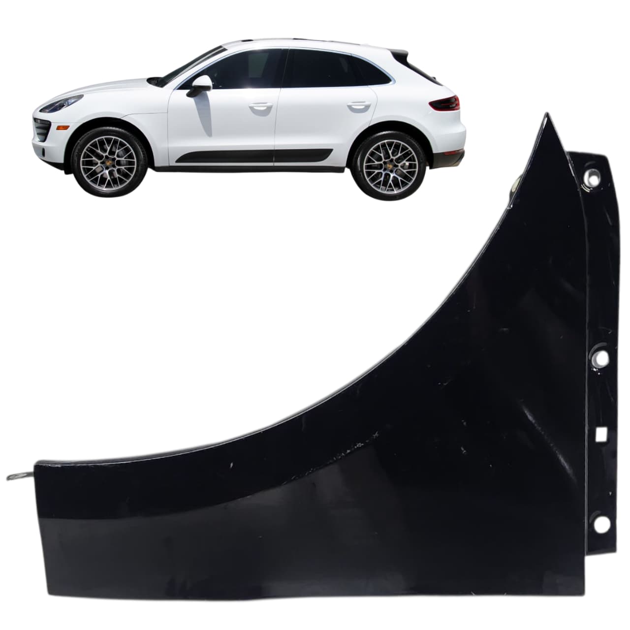 PARALAMA DIANTEIRO ESQUERDO PORSCHE MACAN 2015 2022