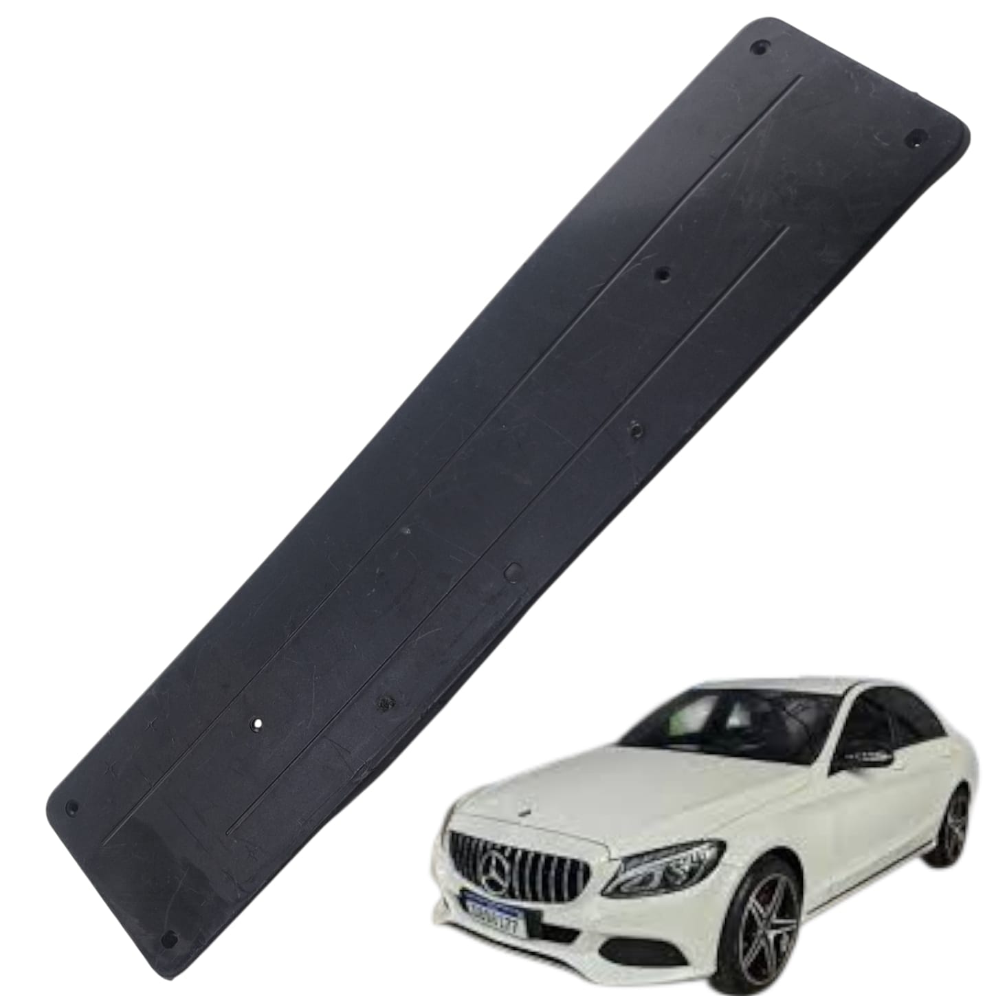 SUPORTE PLACA DIANTEIRA MERCEDES CLASSE C W205 2014 2023