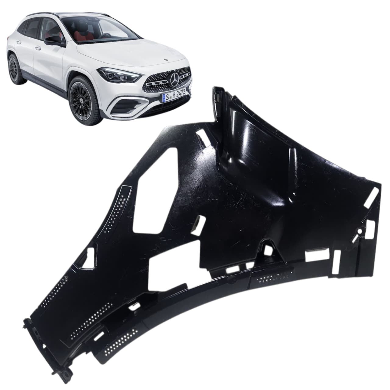 SUPORTE DIREITO PARACHOQUE DIANT MERCEDES GLA H247 2020 2024