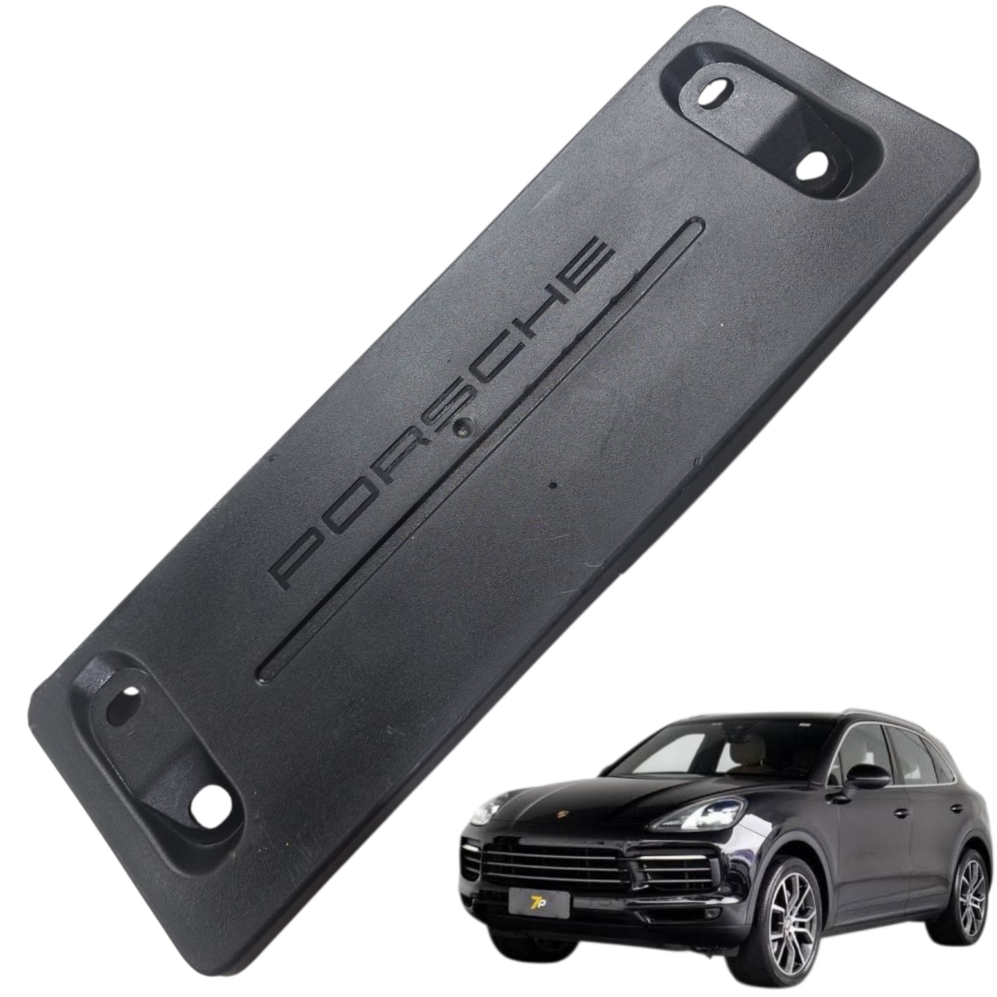 SUPORTE PLACA DIANTEIRO PORSCHE CAYENNE 2018 2023