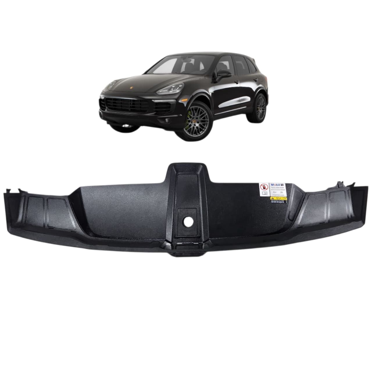 ACABAMENTO SUPERIOR PAINEL FRONTAL PORSCHE CAYENNE 2018 2024