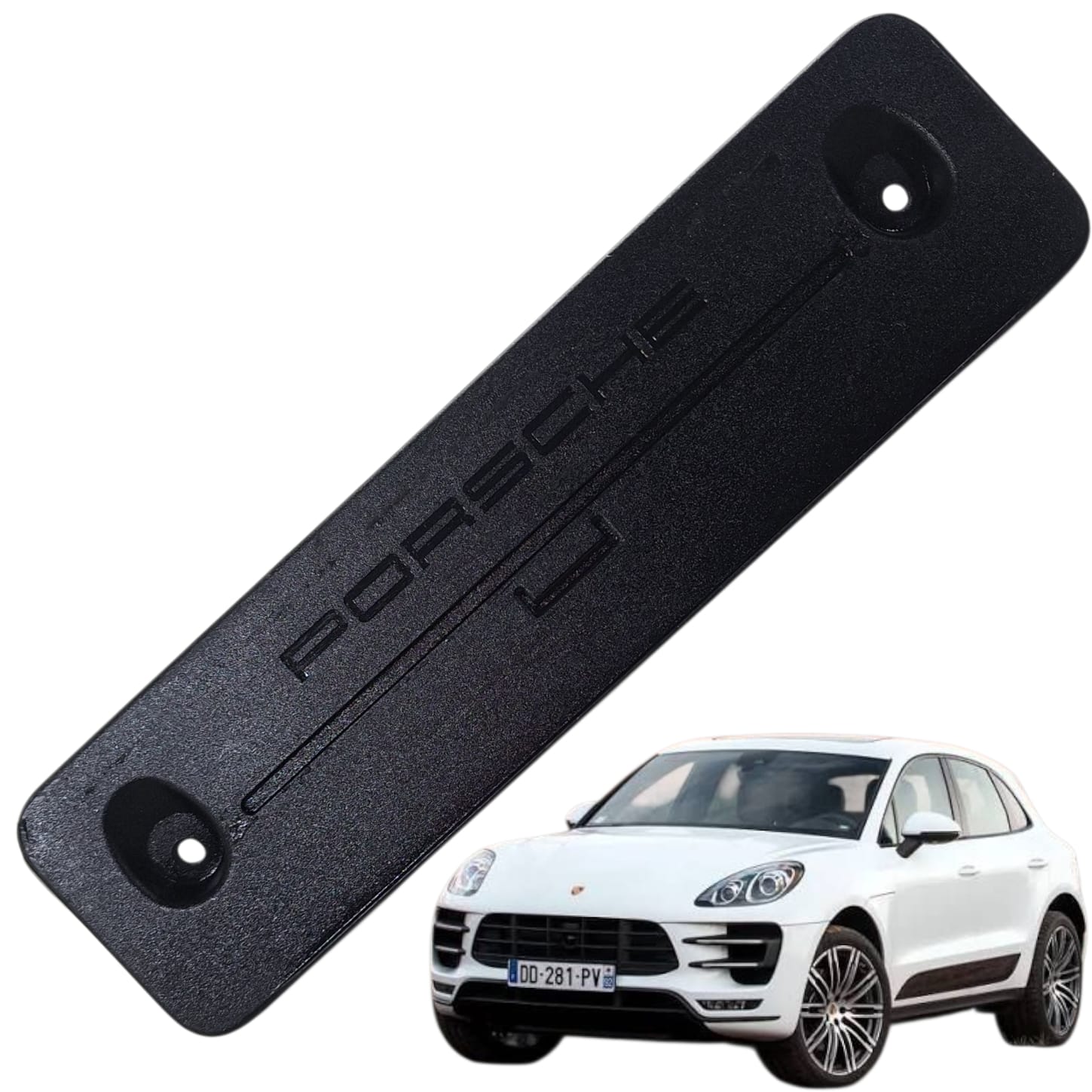 SUPORTE PLACA DIANTEIRA PORSCHE MACAN 2022 2024